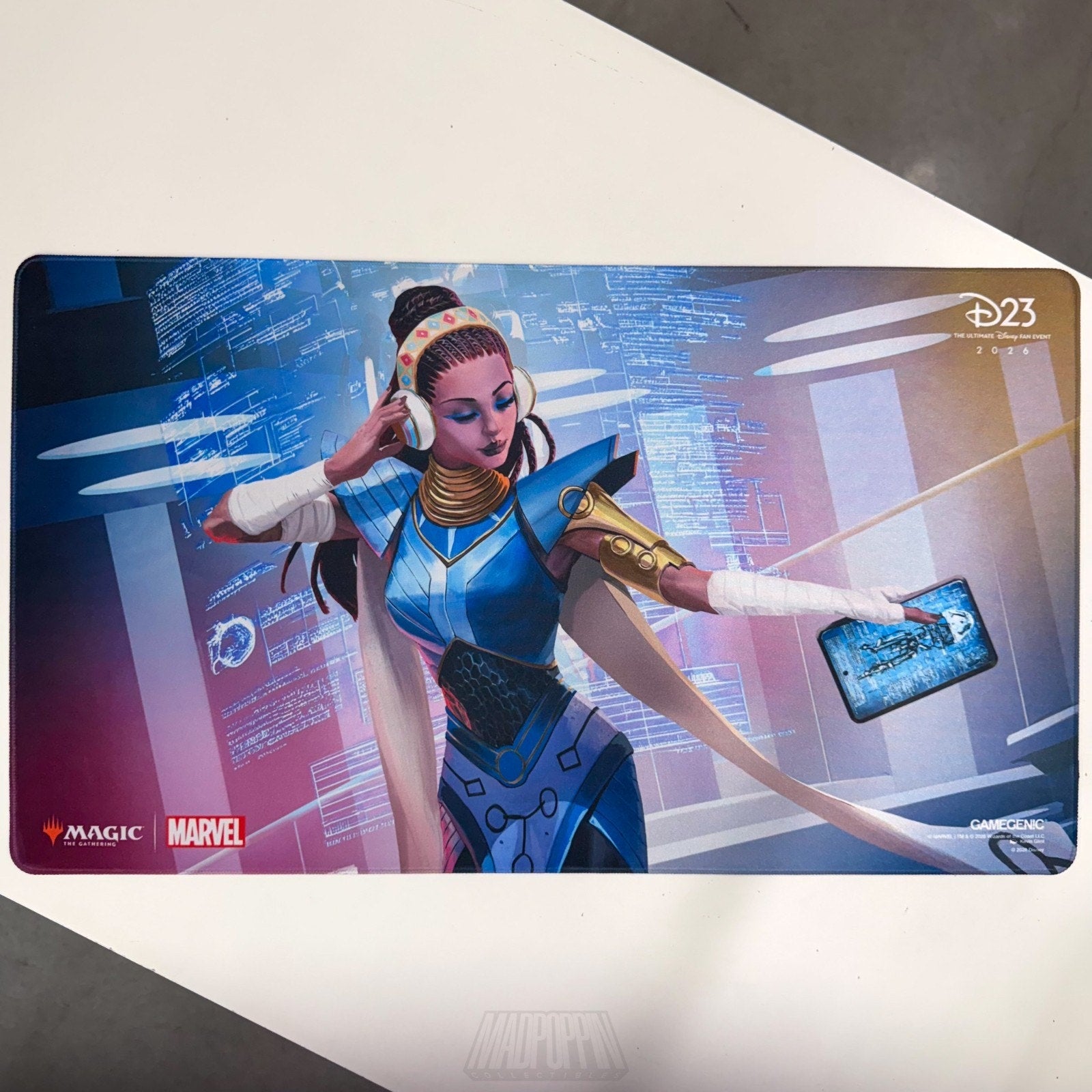 D23 Disney 2026 Magic Gathering Marvel Shuri Shiny Playmat EXCLUSIVE MTG Game