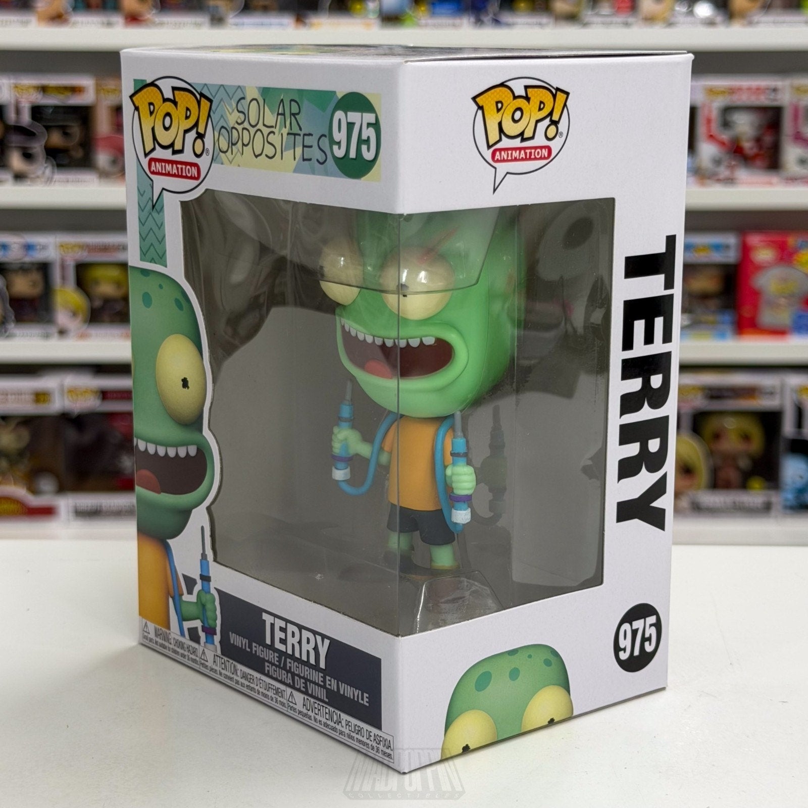 Funko Pop Animation Solar Opposites Terry 975 TV Show Alien Family Vinyl Figure