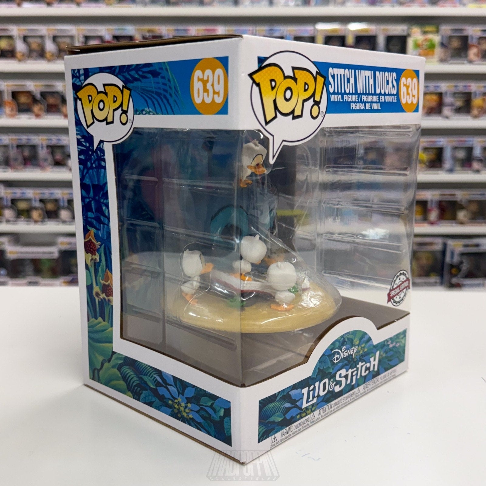 Funko Pop Disney Lilo & Stitch with Ducks Special Edition 639 Toy Vinyl Figure