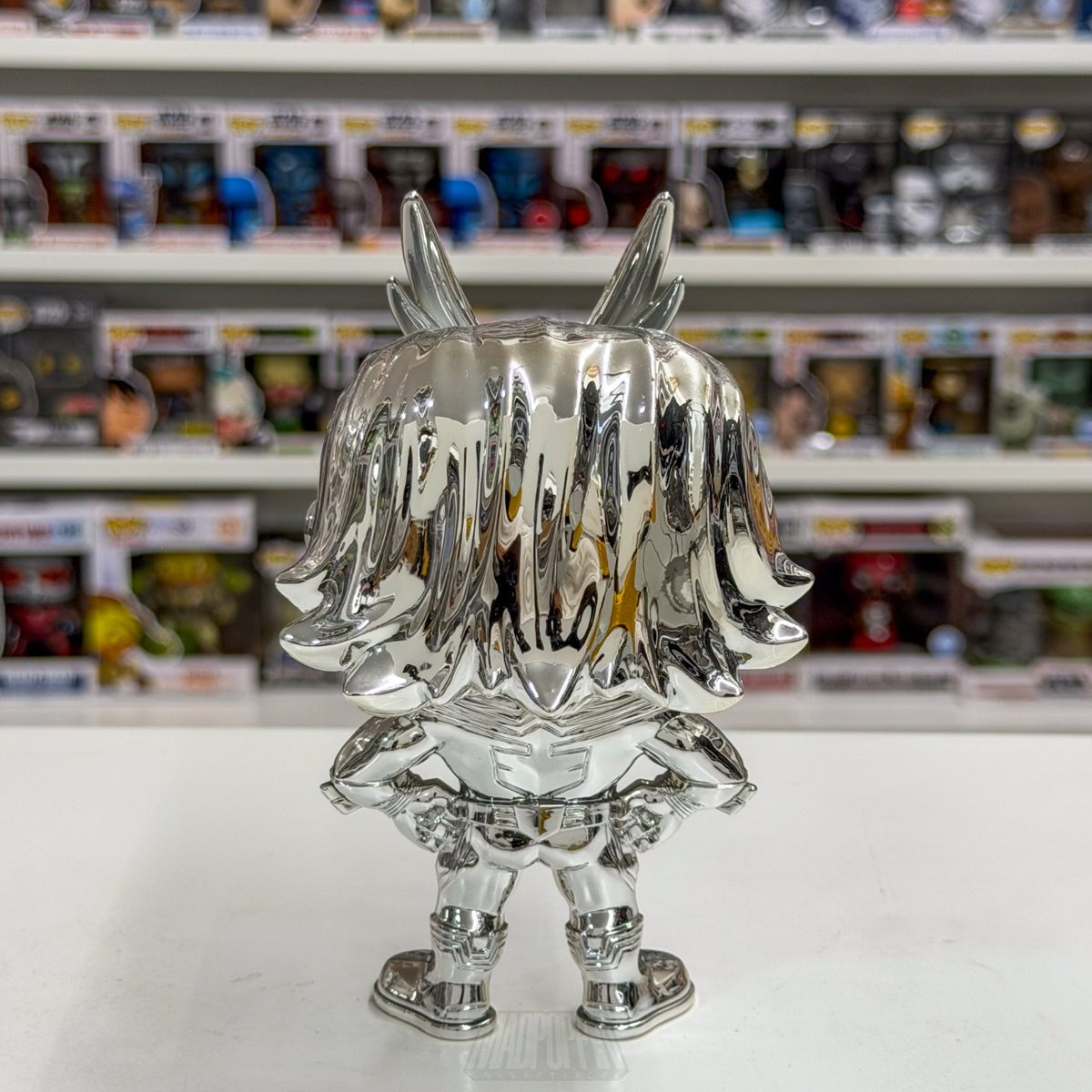 Funko Pop Anime My Hero Academia All Might Silver Chrome OOB Toy Vinyl Figure