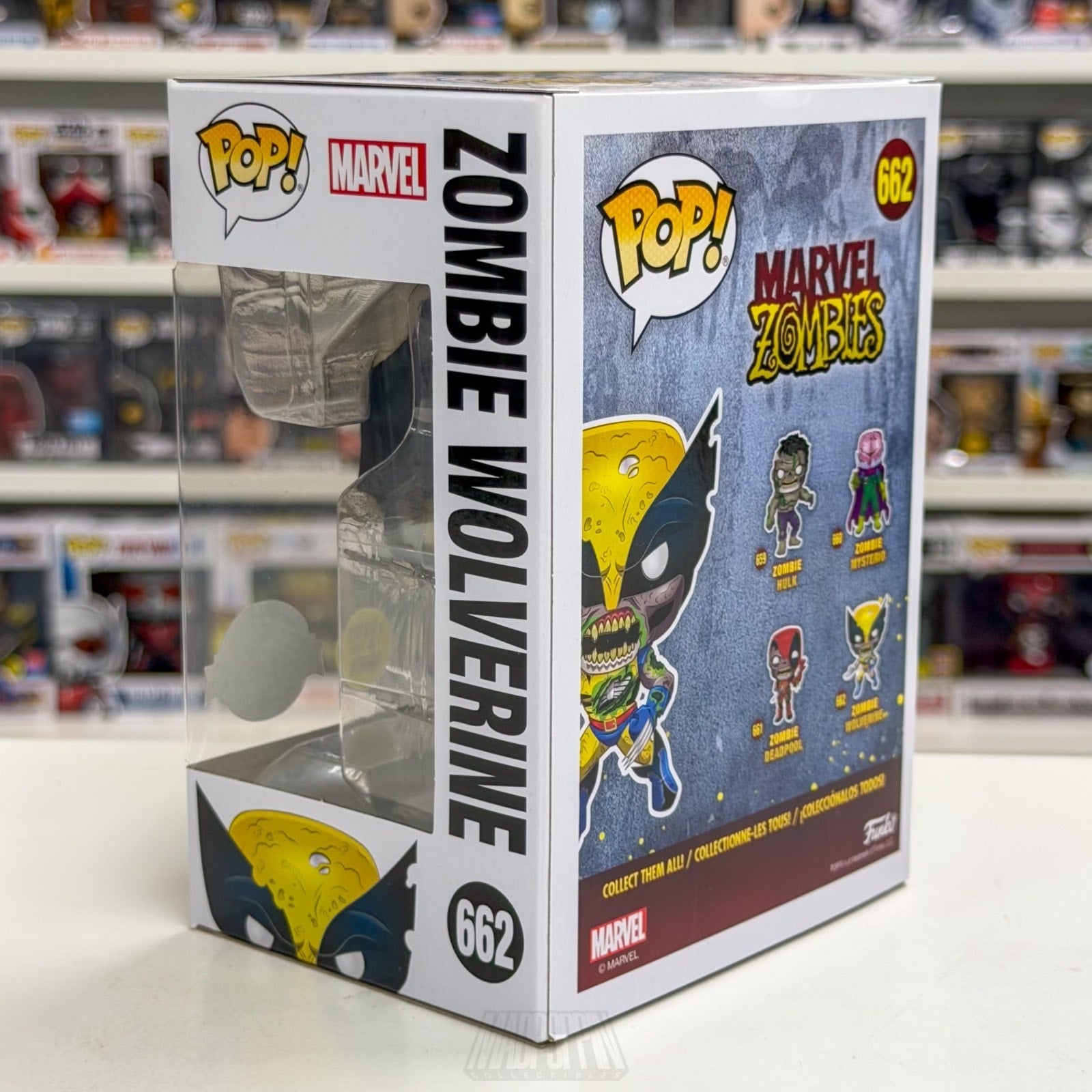 Funko Pop Marvel Zombie Wolverine Glow Special Edition 662 Mutant Vinyl Figure