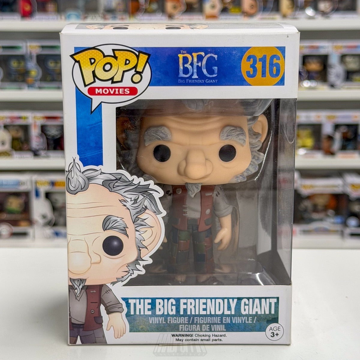 Funko Pop Movies The BFG Big Friendly Giant 316 Fantasy Vaulted Toy Vinyl Figure