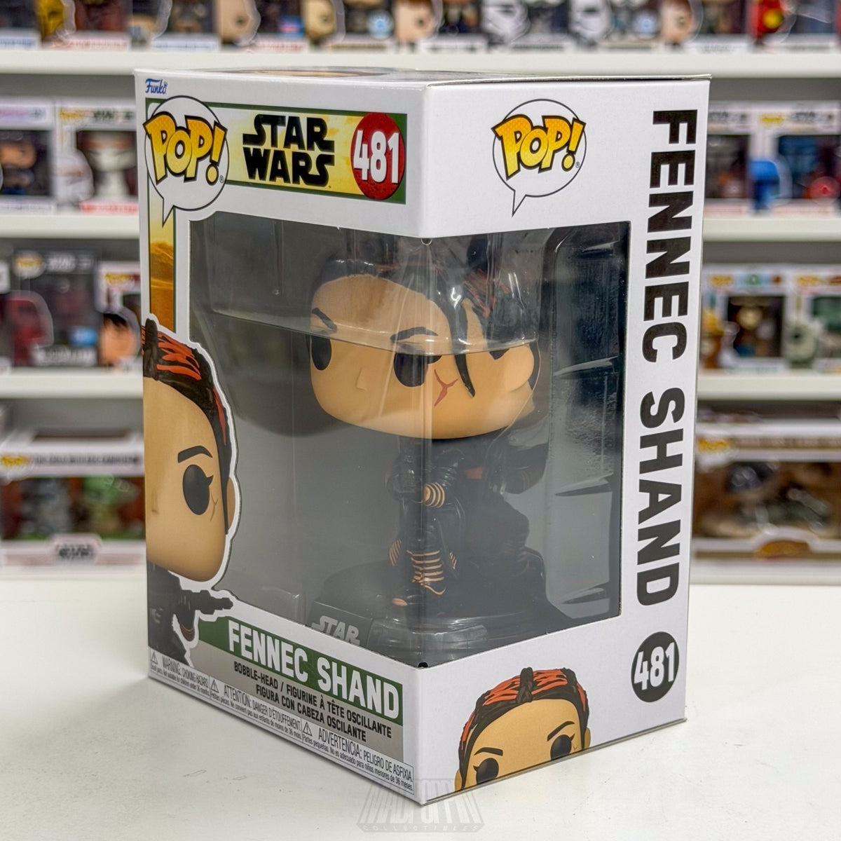 Funko Pop Star Wars Book of Boba Fett Fennec Shand 481 Mercenary Vinyl Figure