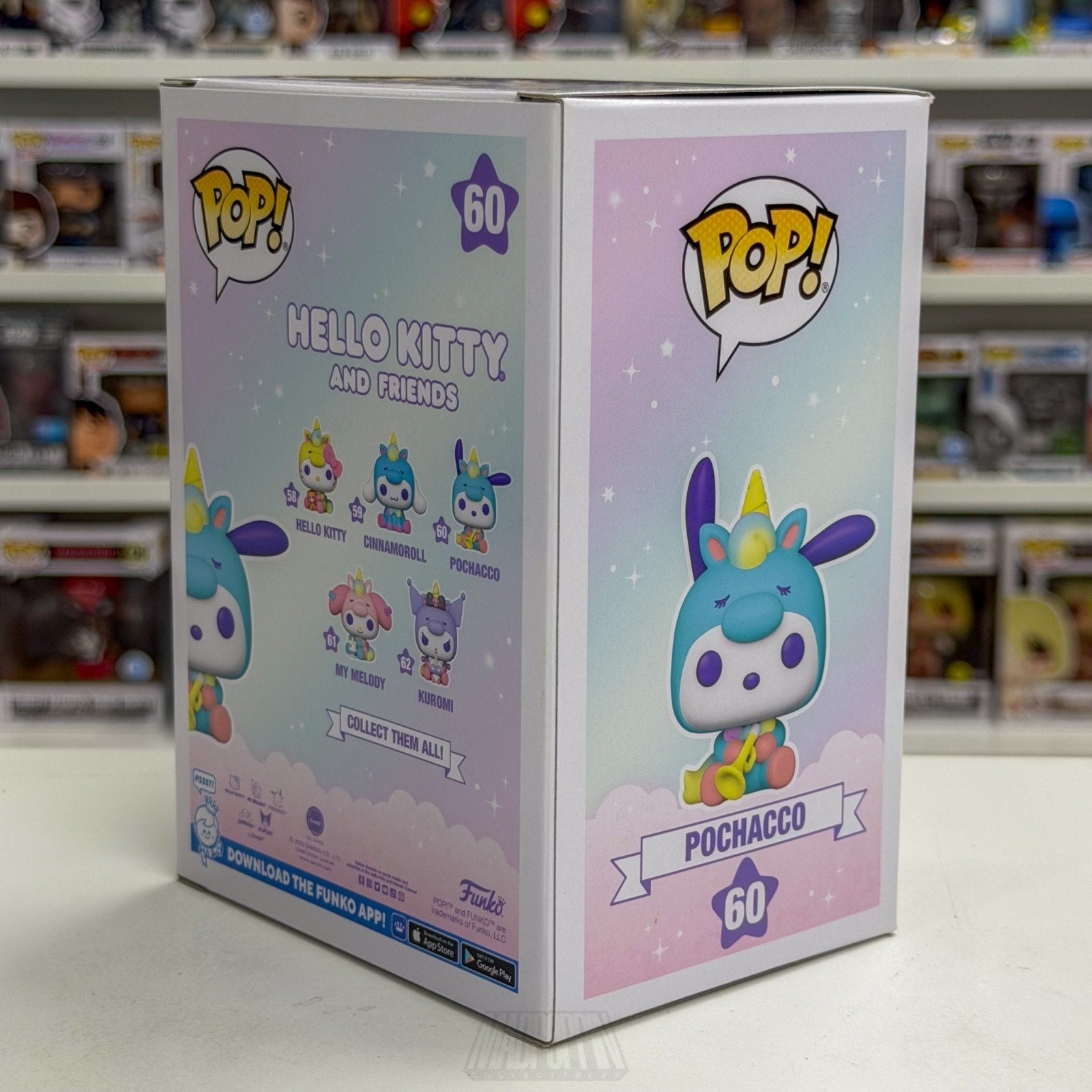 Funko Pop Sanrio Hello Kitty & Friends Pochacco 60 Kawaii Cute Dog Vinyl Figure