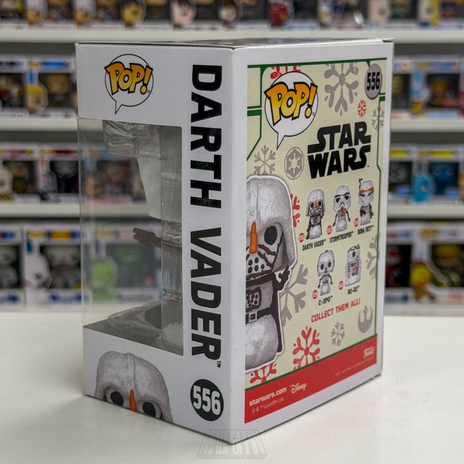 Funko Pop Star Wars Darth Vader Christmas Snowman 556 Sith Jedi Toy Vinyl Figure