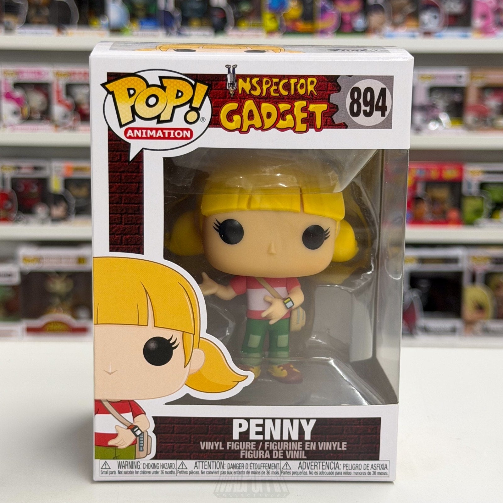 Funko Pop Animation Inspector Gadget Penny 894 Niece Sidekick Toy Vinyl Figure
