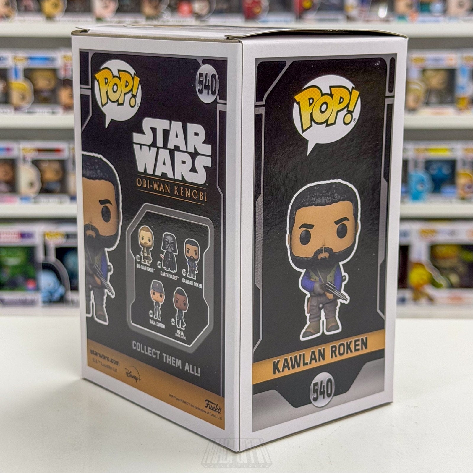 Funko Pop Star Wars Obi-Wan Kenobi Kawlan Roken 540 Disney+ Series Vinyl Figure