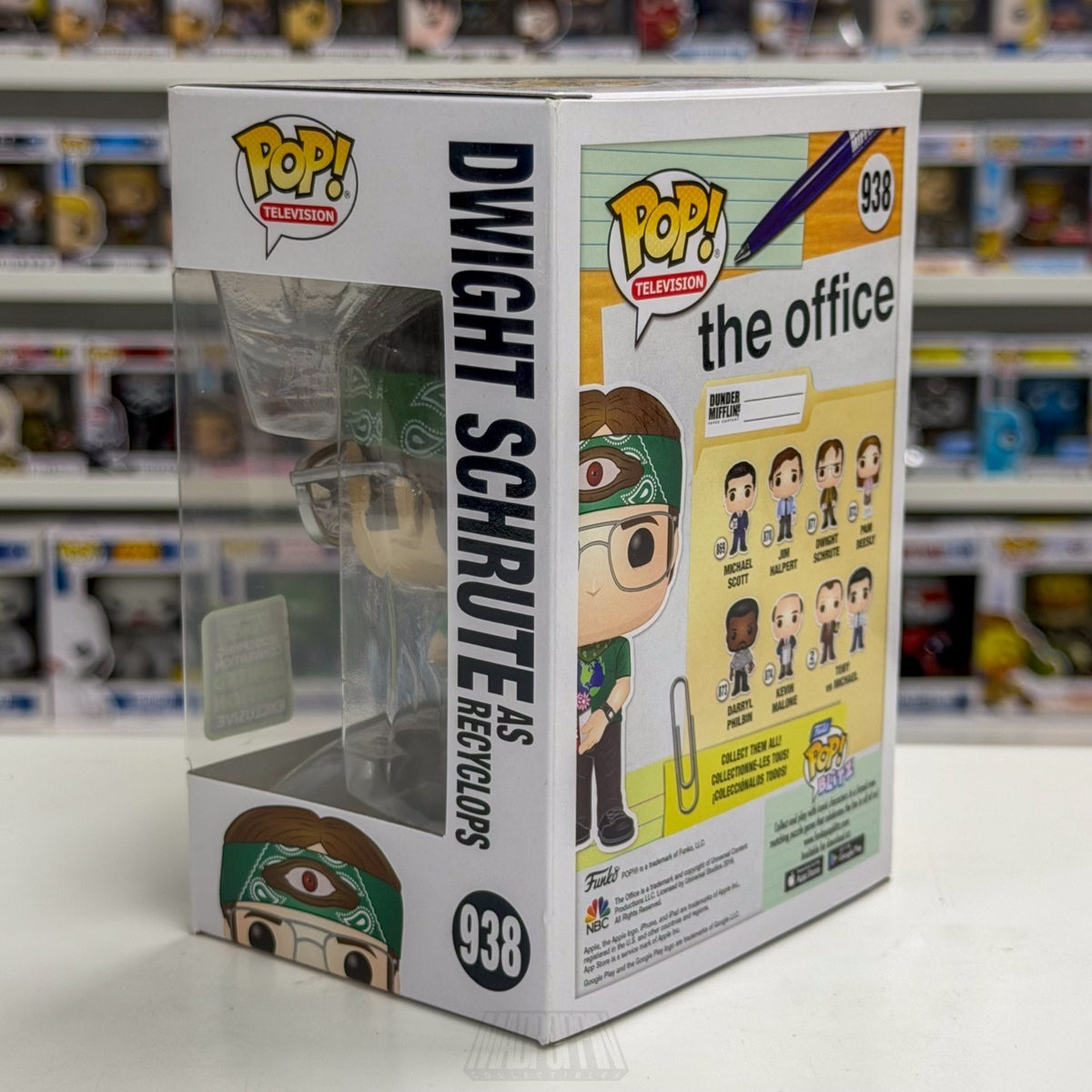 Funko Pop TV The Office Dwight Schrute as Recyclops ECCC 938 Toy Vinyl Figure