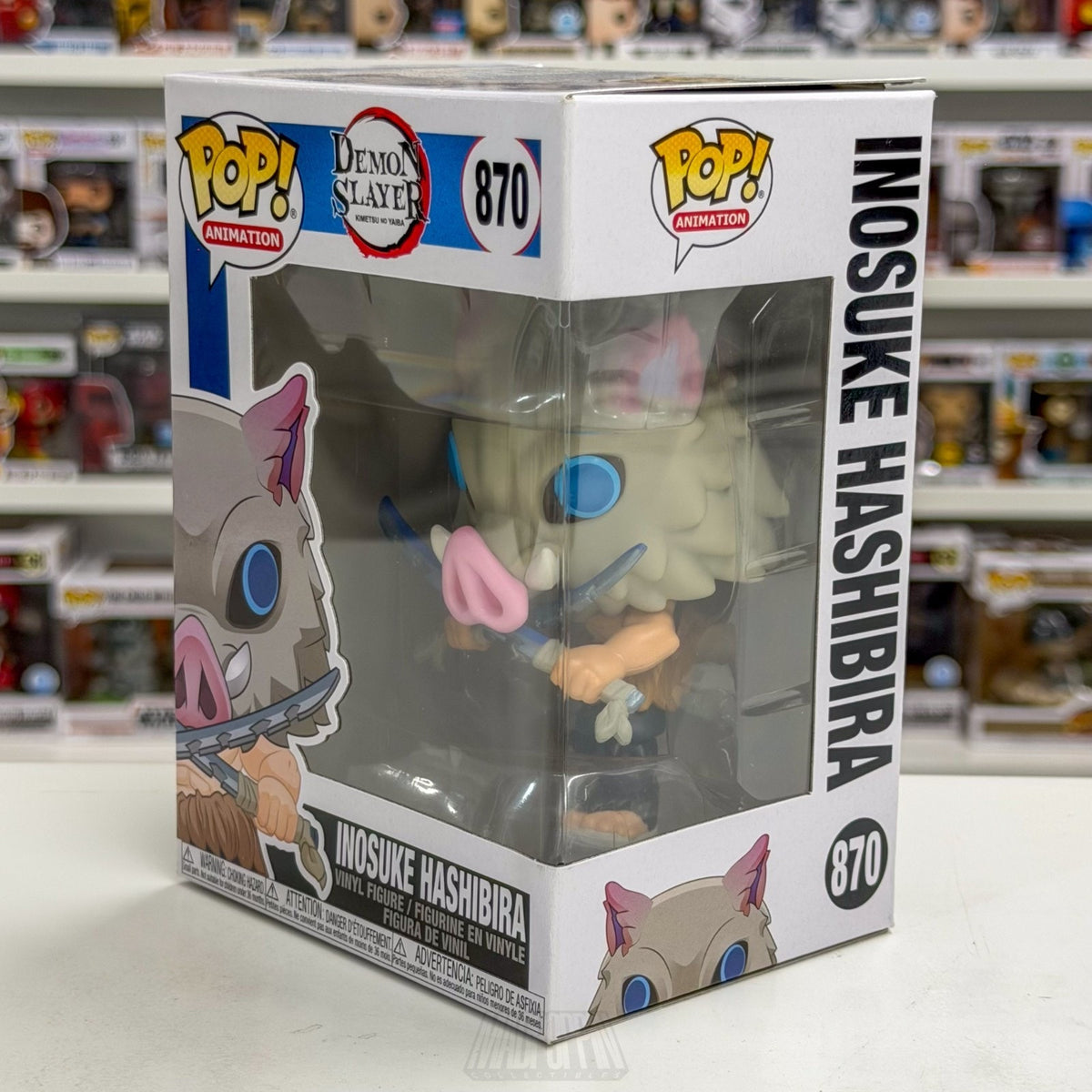 Funko Pop Anime Demon Slayer Inosuke Hashibira 870 Japanese Manga Vinyl Figure