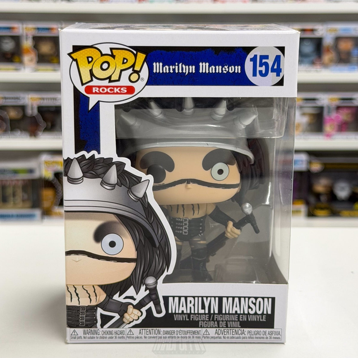 Funko Pop Rocks Marilyn Manson 154 Vaulted Music Goth Metal Horror Vinyl Figure