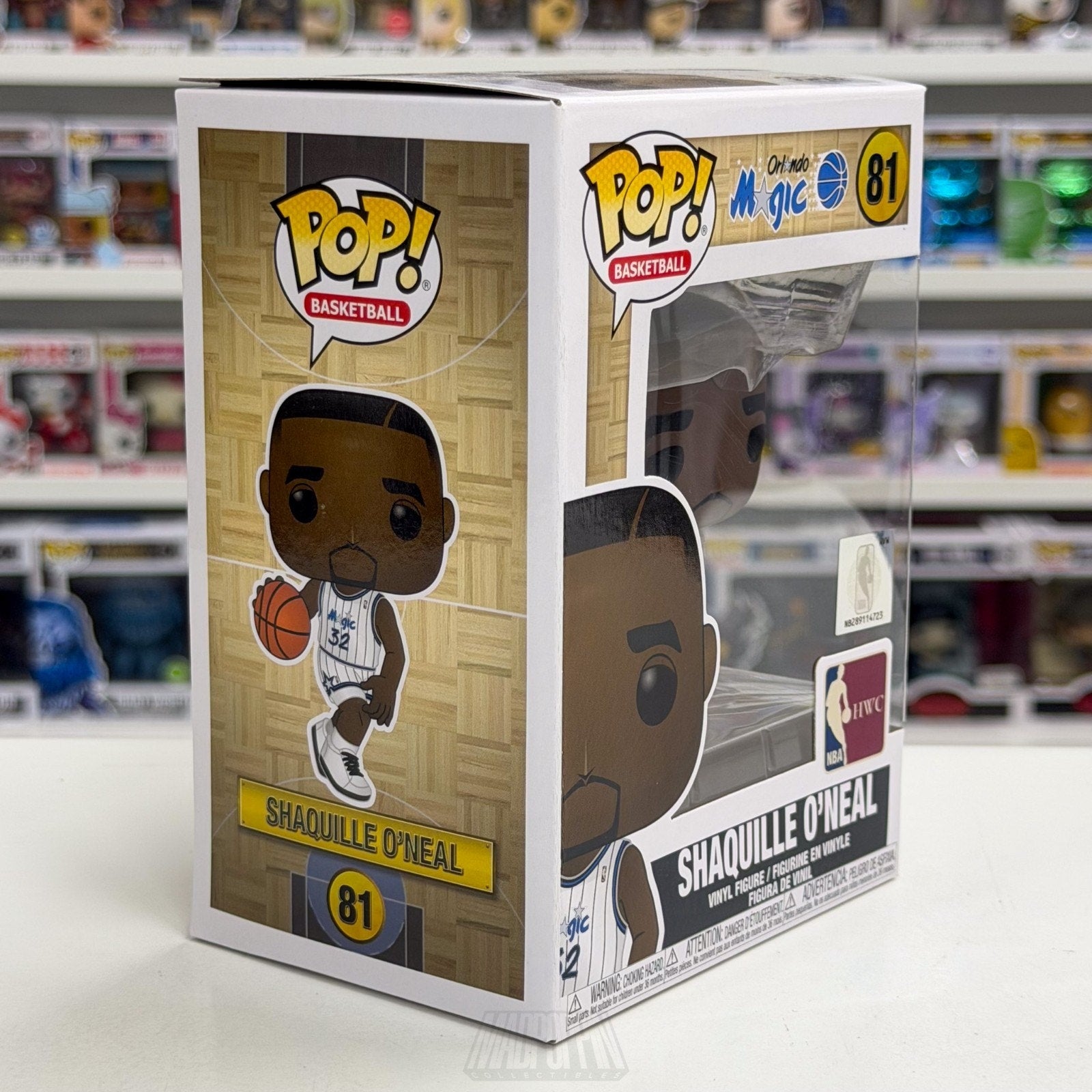 Funko Pop NBA Basketball Orlando Magic Shaquille O'Neal Diesel 81 Vinyl Figure