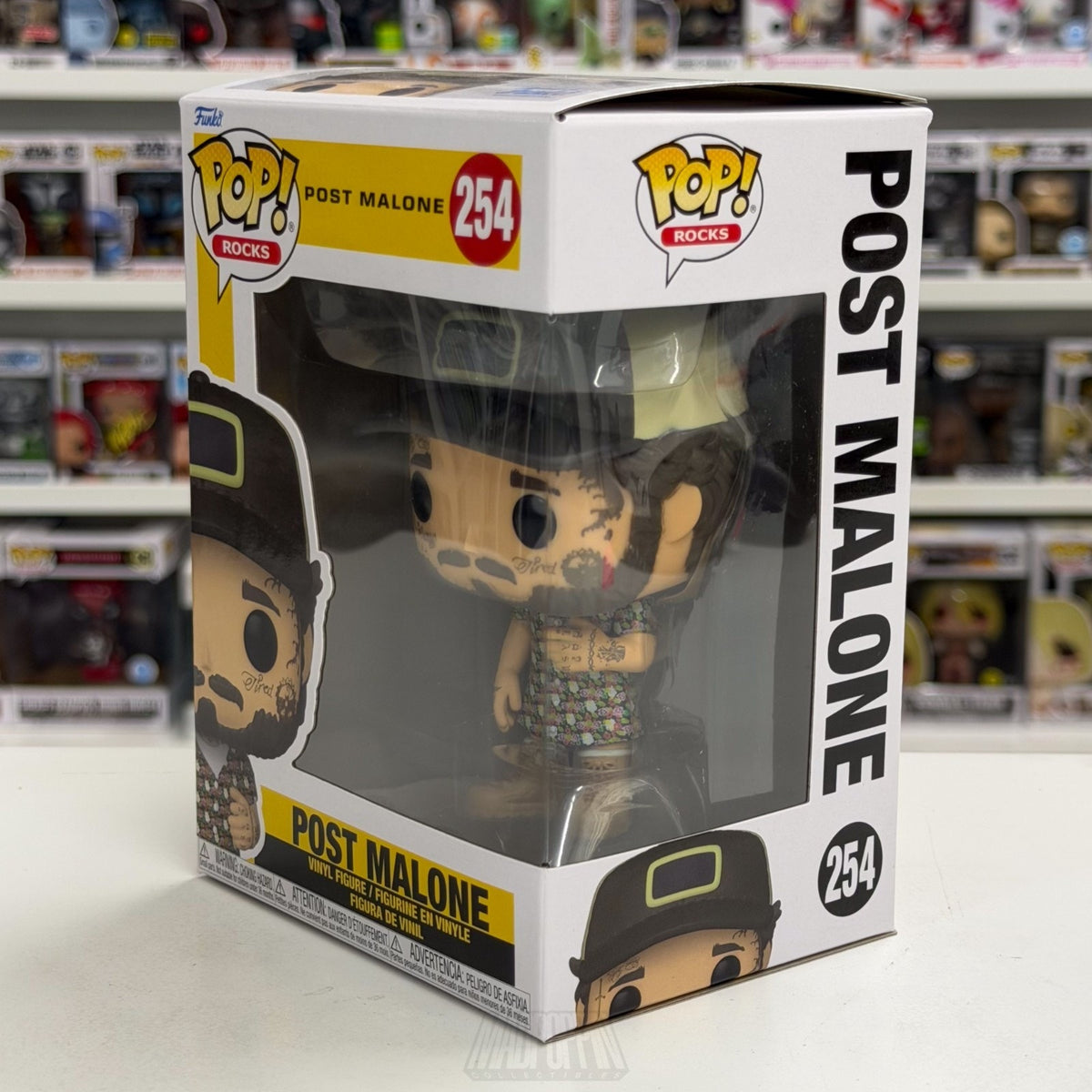 Funko Pop Rocks Post Malone Sundress 254 Music Country Rap Singer Vinyl Figure