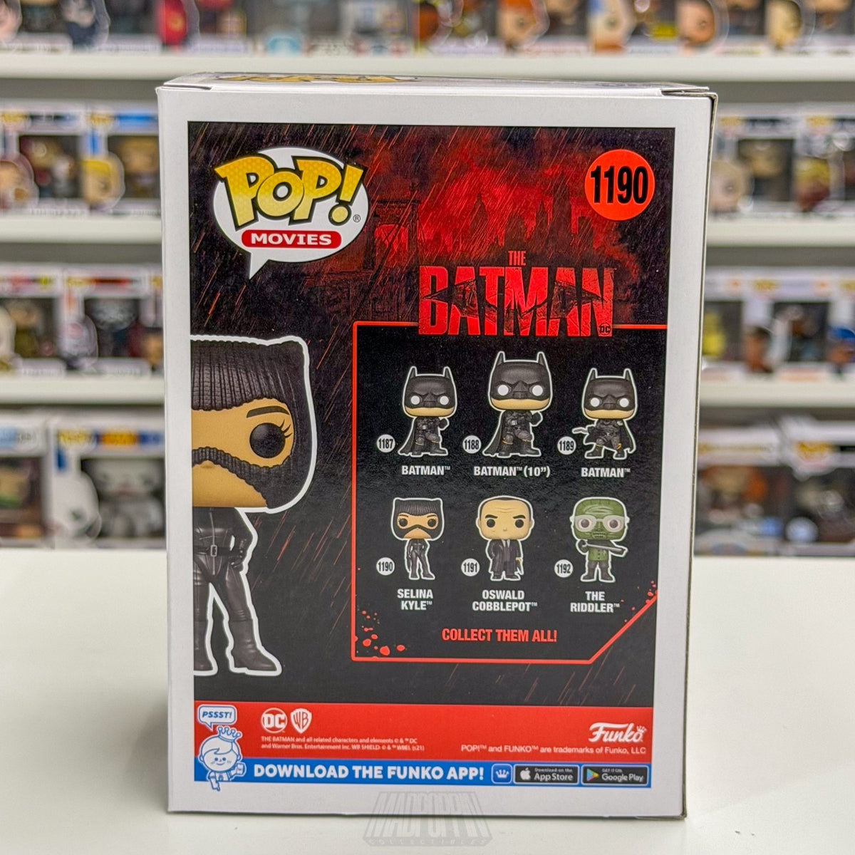 Funko Pop DC Movies Batman Selina Kyle Catwoman 1190 Gotham Crime Vinyl Figure