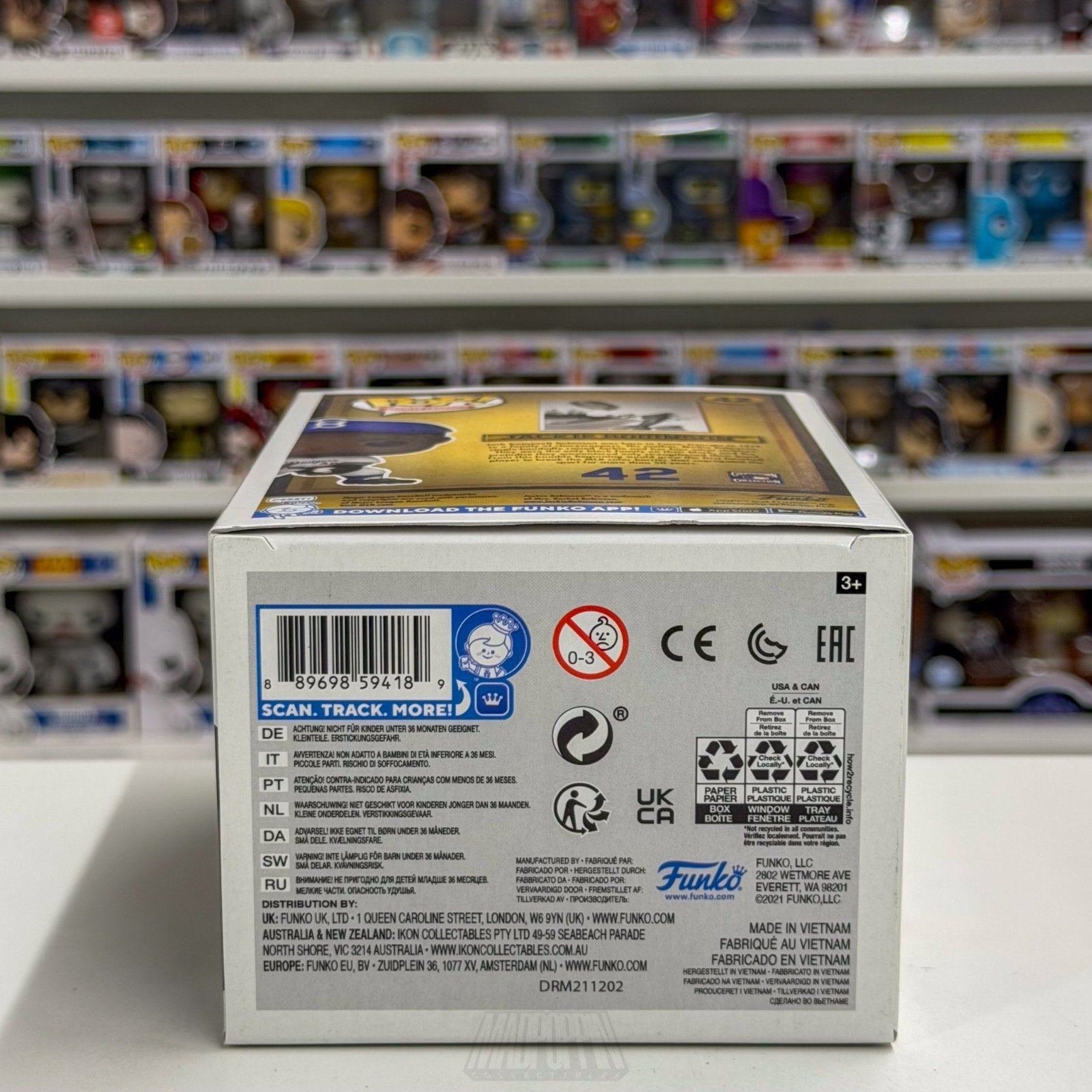 Funko Pop Sports Legends Baseball Brooklyn Dodgers Jackie Robinson 42 Toy Figure