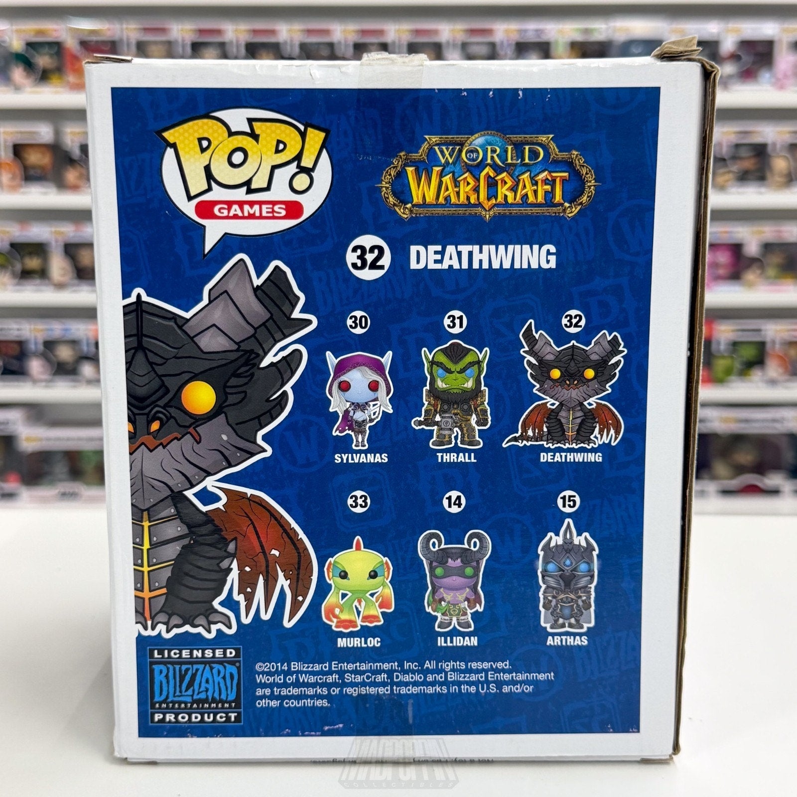 Funko Pop Games World of Warcraft Deathwing WoW 32 Dragon Toy Vinyl 6" Figure