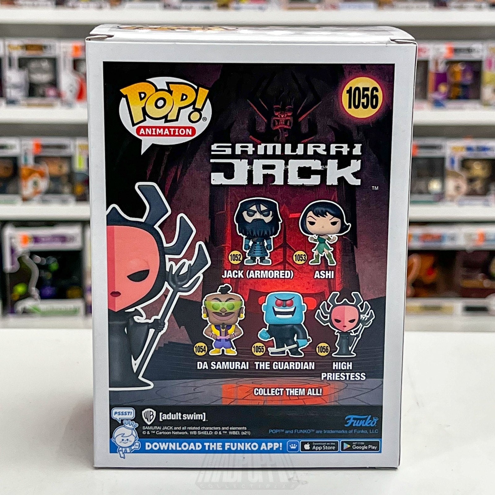 Funko Pop Animation Samurai Jack High Priestess 1056 Figure Cartoon Network