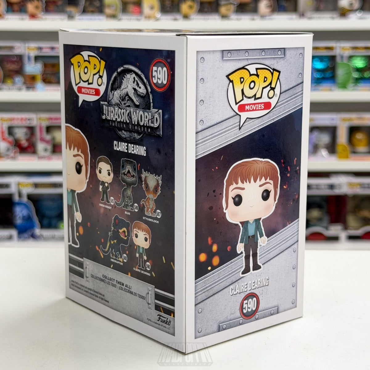 Funko Pop Movies Jurassic World Fallen Kingdom Claire Dearing 590 Vinyl Figure