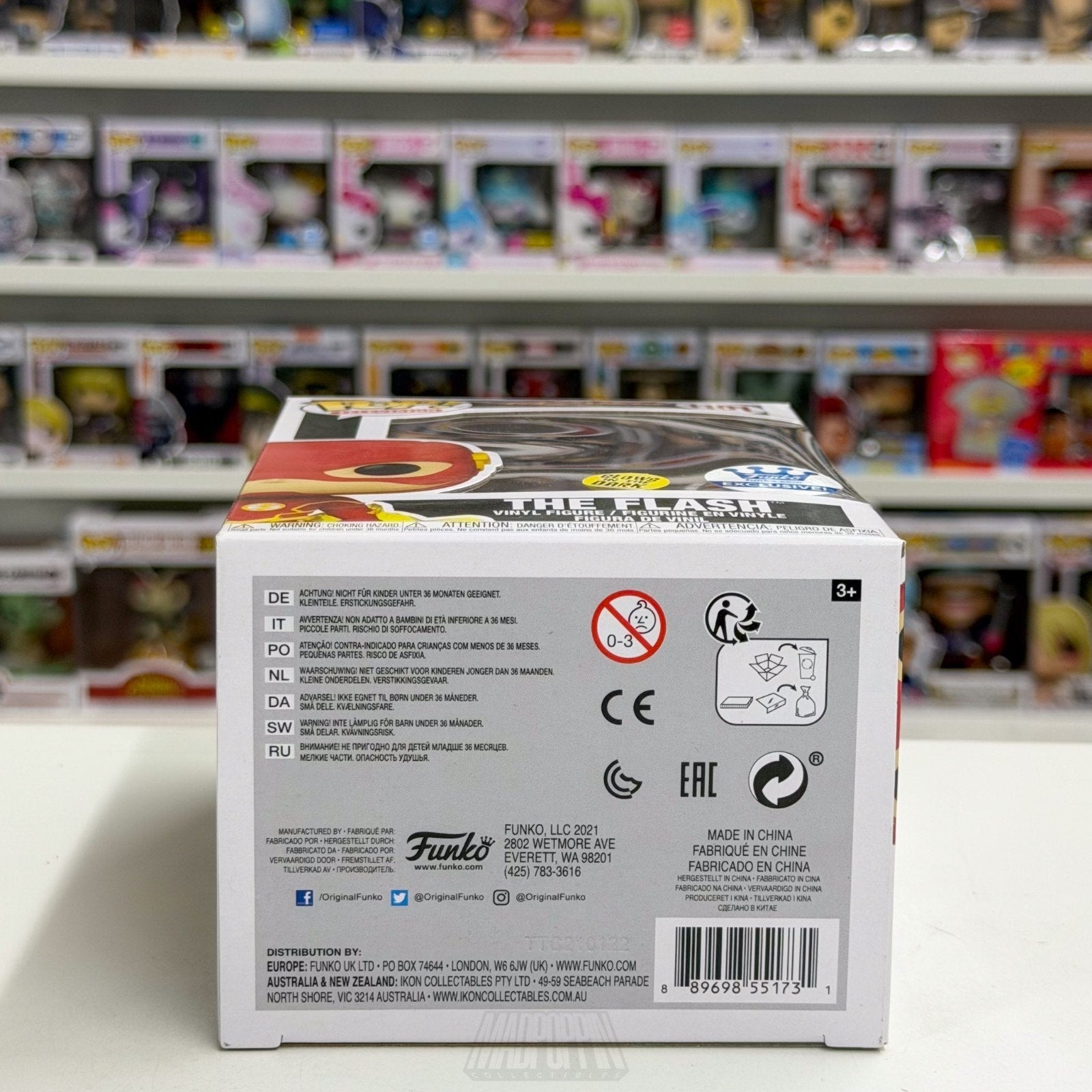 Funko Pop TV DC Super Heroes The Flash Speed Force Glow 1101 Toy Vinyl Figure