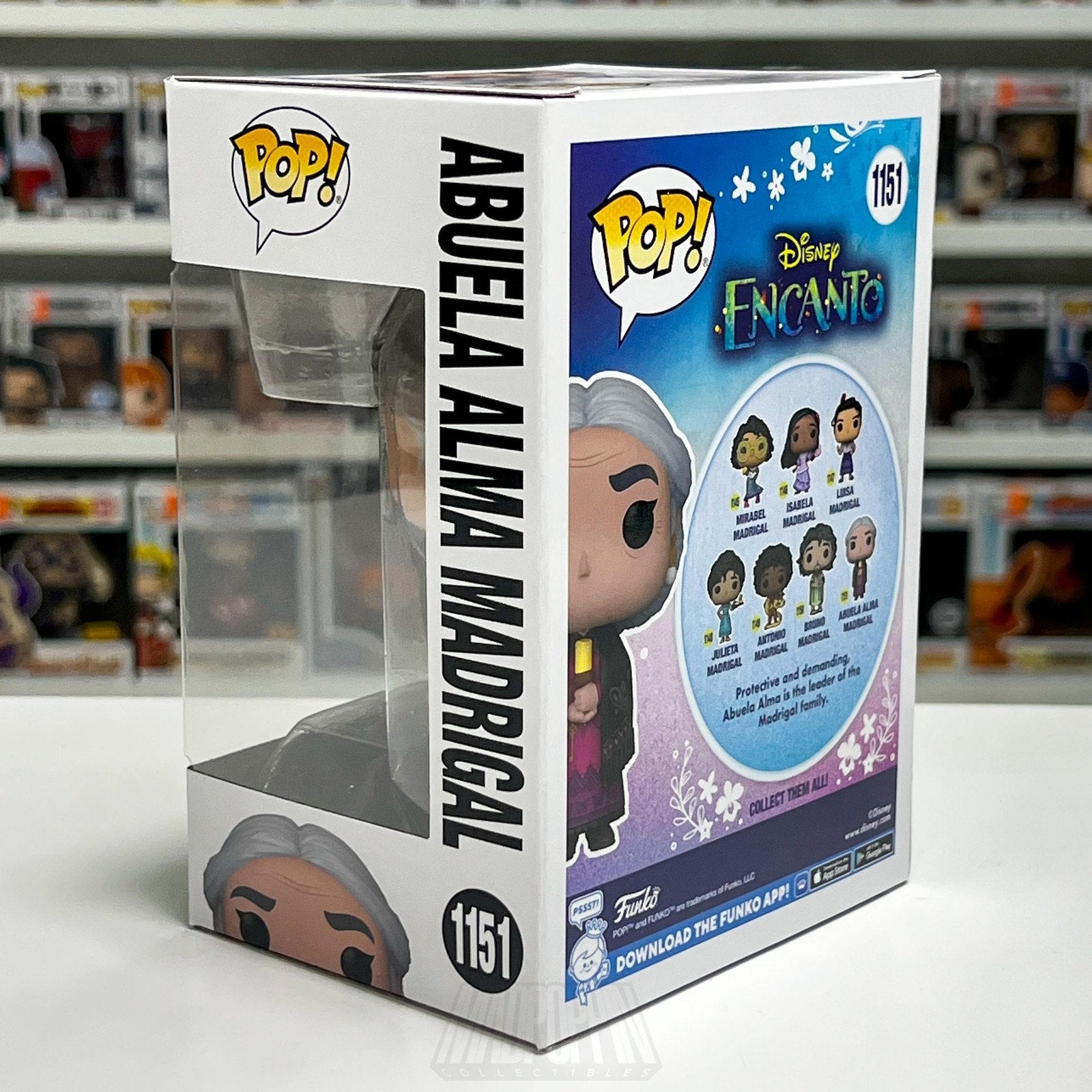 Funko Pop Disney Encanto Abuela Alma Madrigal 1151 Grandma Magic Vinyl Figure