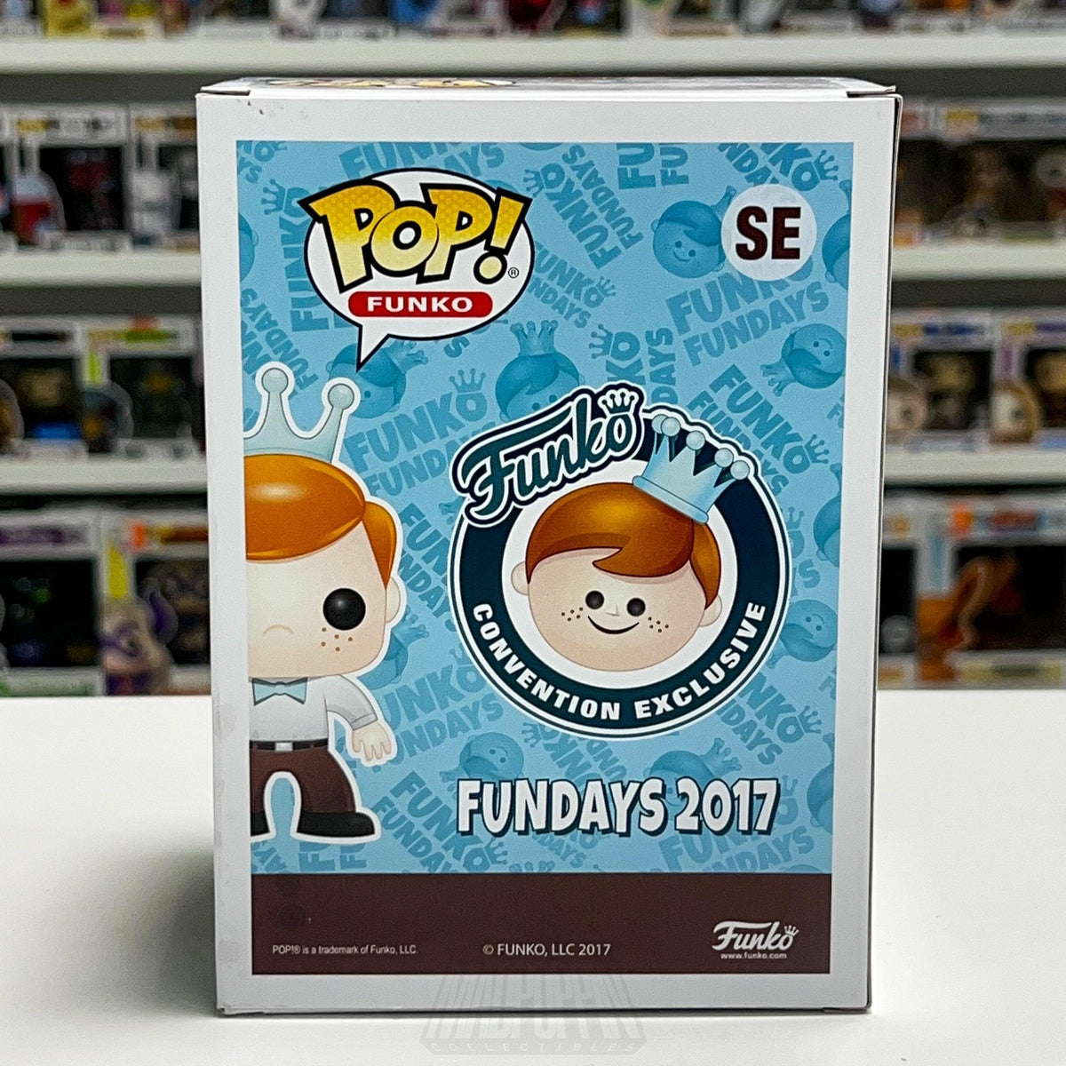 Funko Pop Fundays Freddy as Blue Ranger 525PCS SE SDCC MMPR Ranger Vinyl Figure
