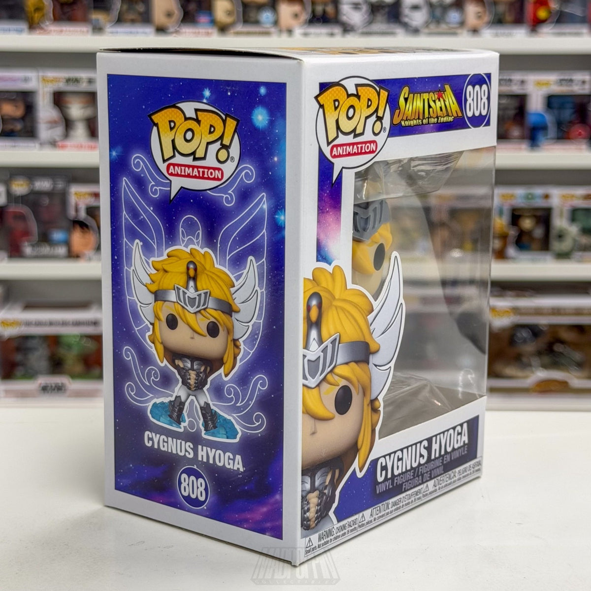 Funko Pop Anime Saint Seiya Cygnus Hyoga 808 Japanese Manga Toy Vinyl Figure