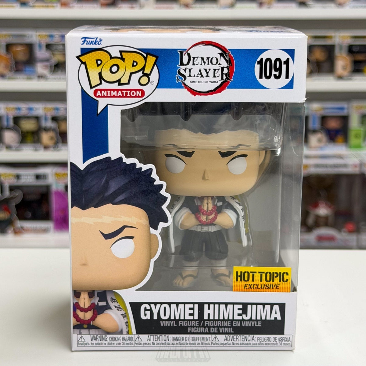 Funko Pop Anime Demon Slayer Gyomei Himejima Hot Topic 1091 Manga Vinyl Figure