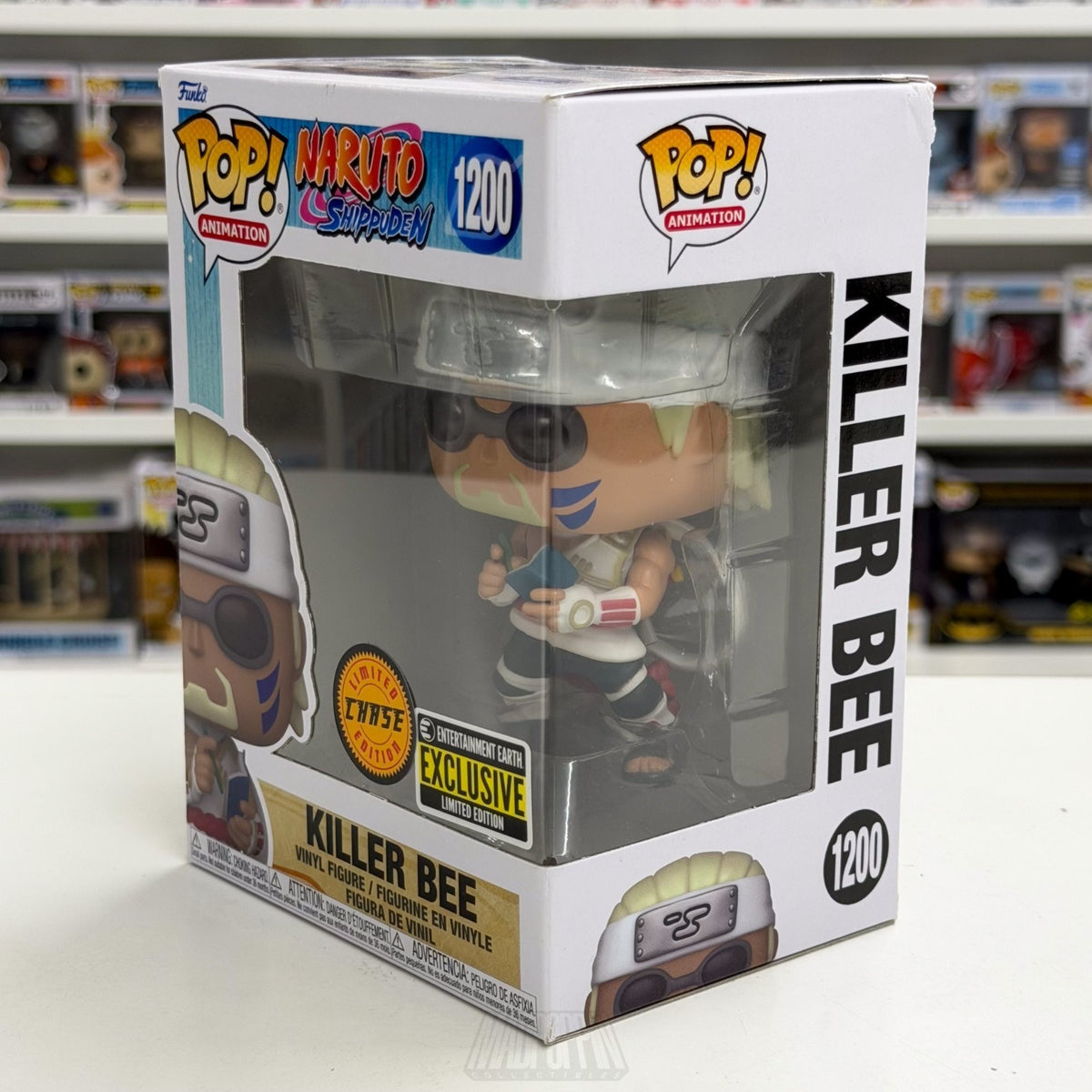 Funko Pop Anime Naruto Killer Bee Chase Entertainment Earth 1200 Vinyl Figure