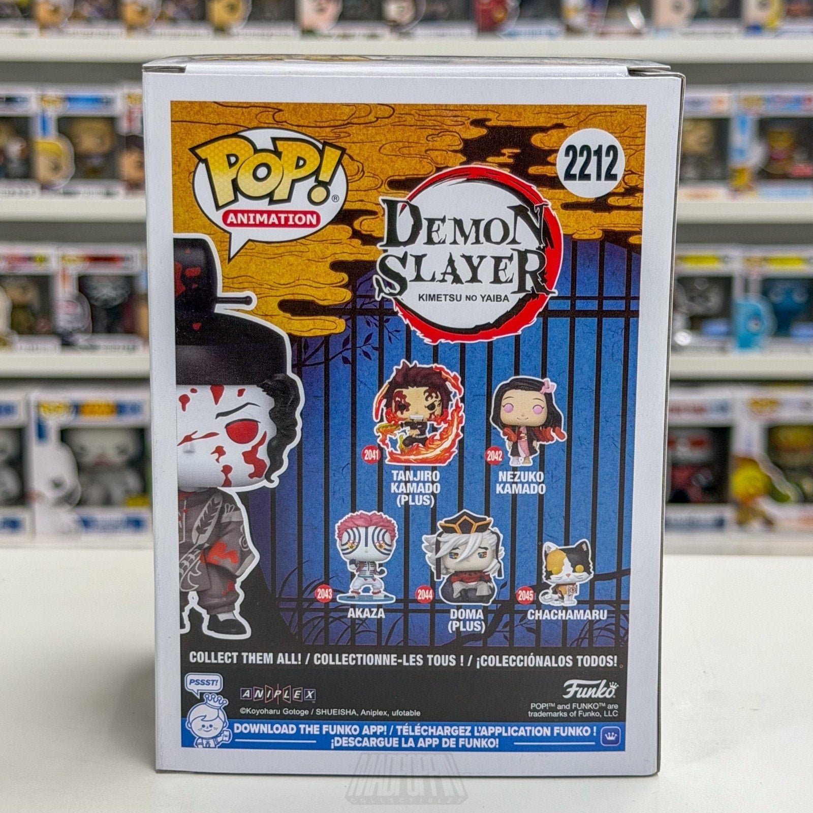 Funko Pop Anime Demon Slayer Muzan Kibutsuji Bloody Toy Temple 2212 Vinyl Figure