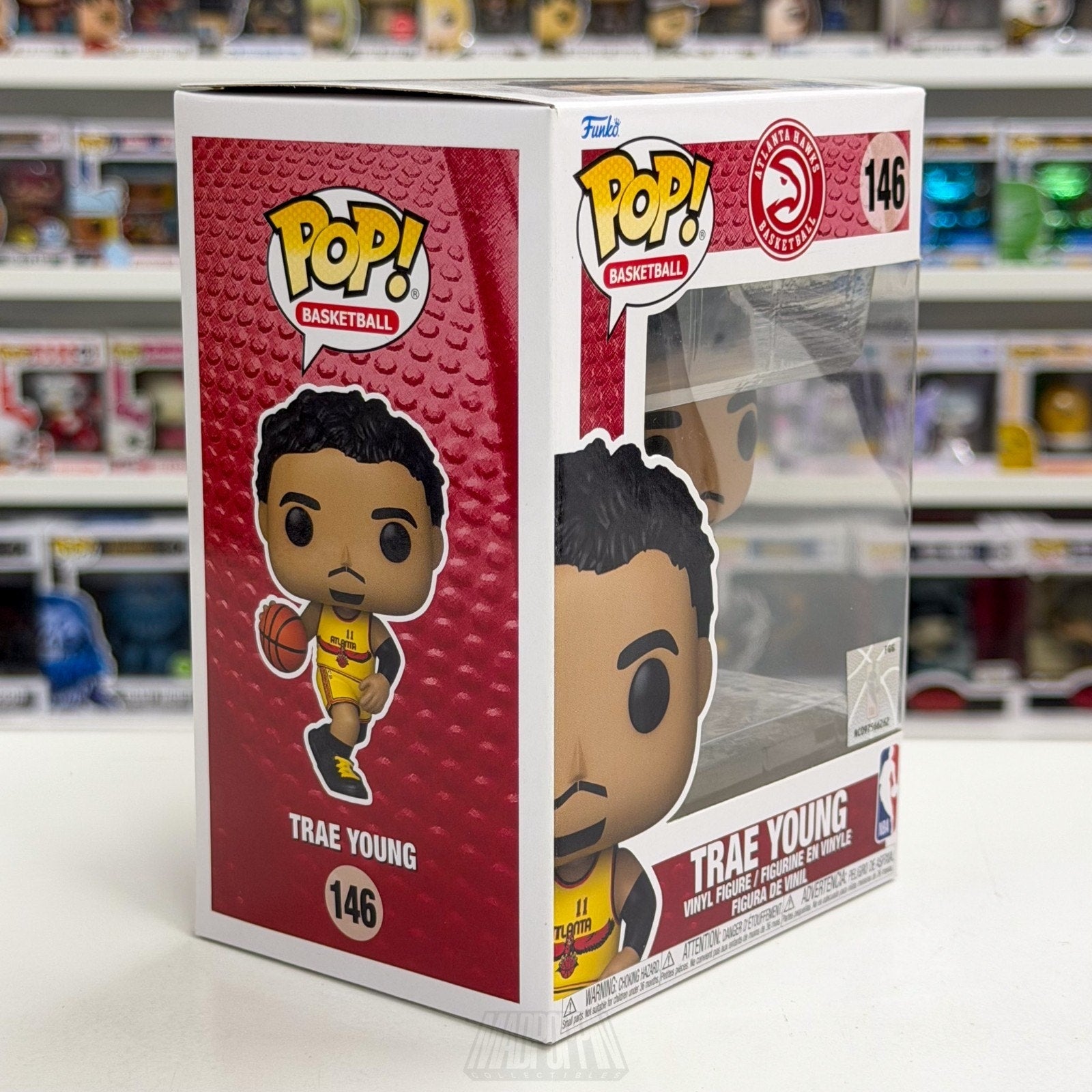 Funko Pop NBA Basketball Atlanta Hawks Trae Young Away Jersey 146 Vinyl Figure