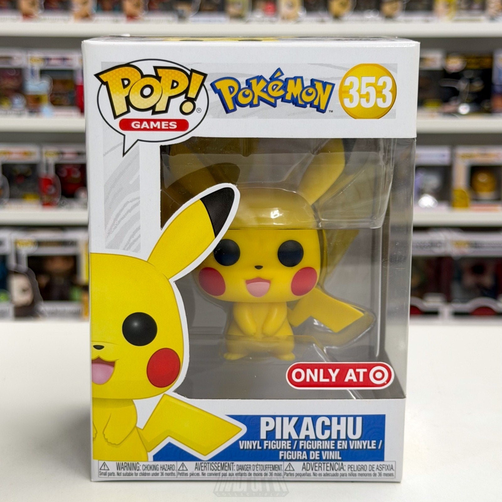Funko Pop Games Pokemon Pikachu Target Exclusive 353 TCG Japan Toy Vinyl Figure