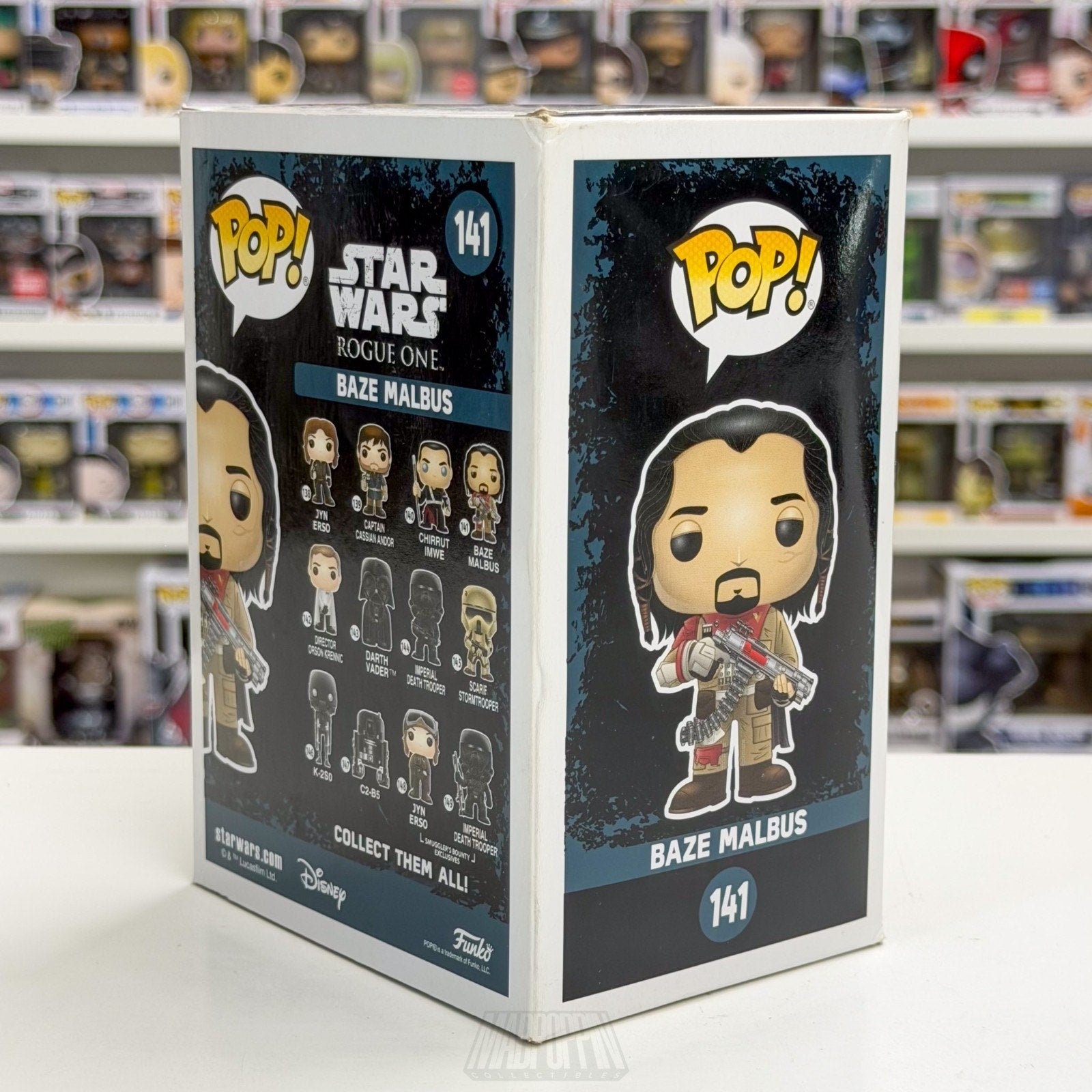 Funko Pop Star Wars Rouge One Baze Malbus 141 Guardians of Whills Vinyl Figure