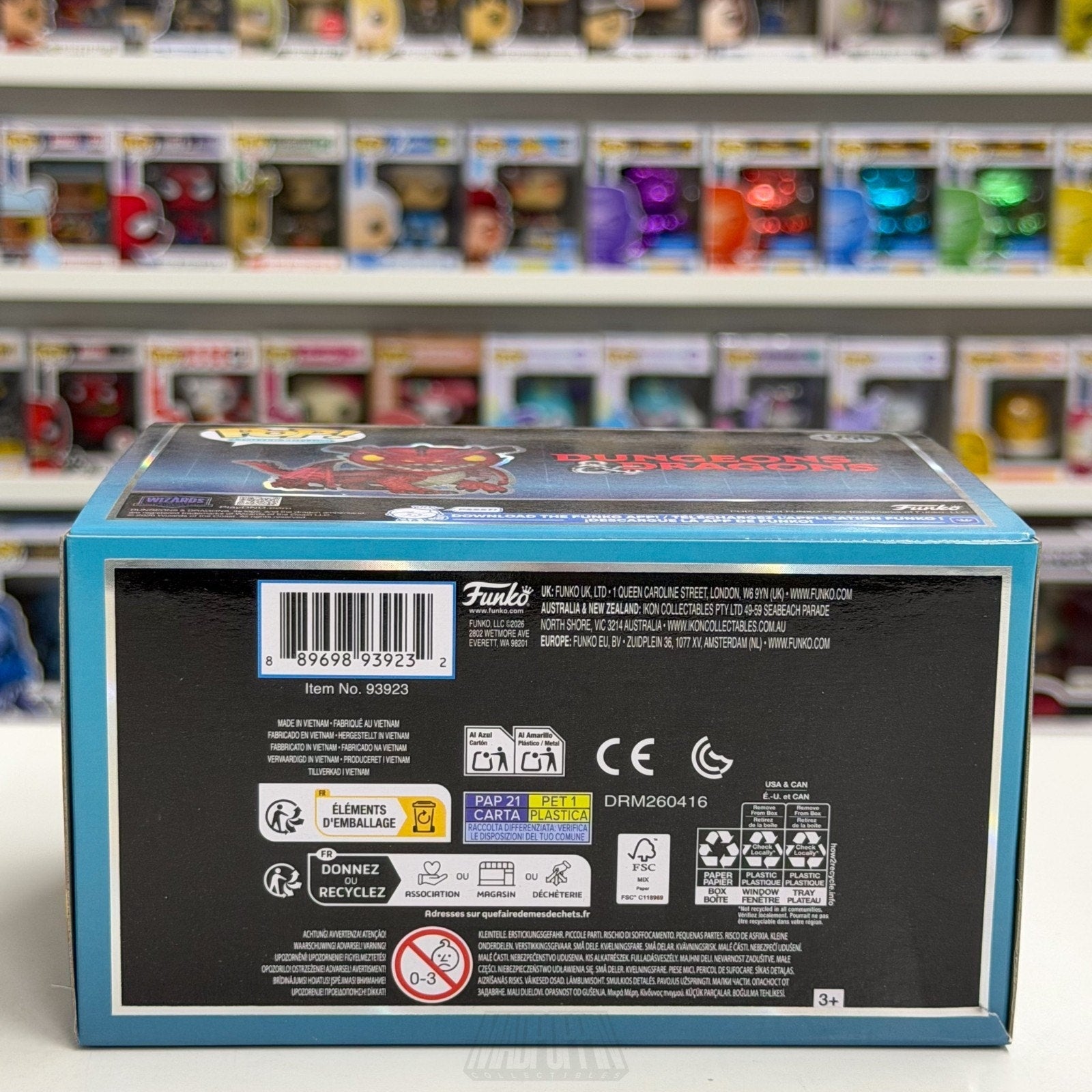 Funko Pop Games Dungeons Dragons Red Dragon Wyrmling 1256 SDCC 2026 CON STICKER