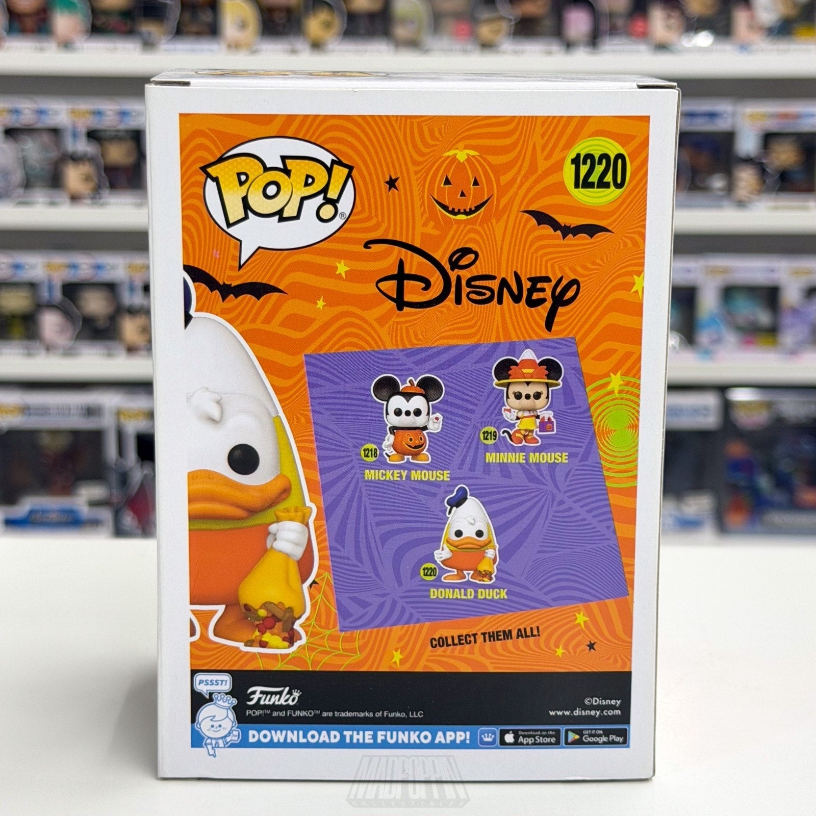 Funko Pop Disney Donald Duck as Candy Corn Trick or Treat Halloween 1220 Figure