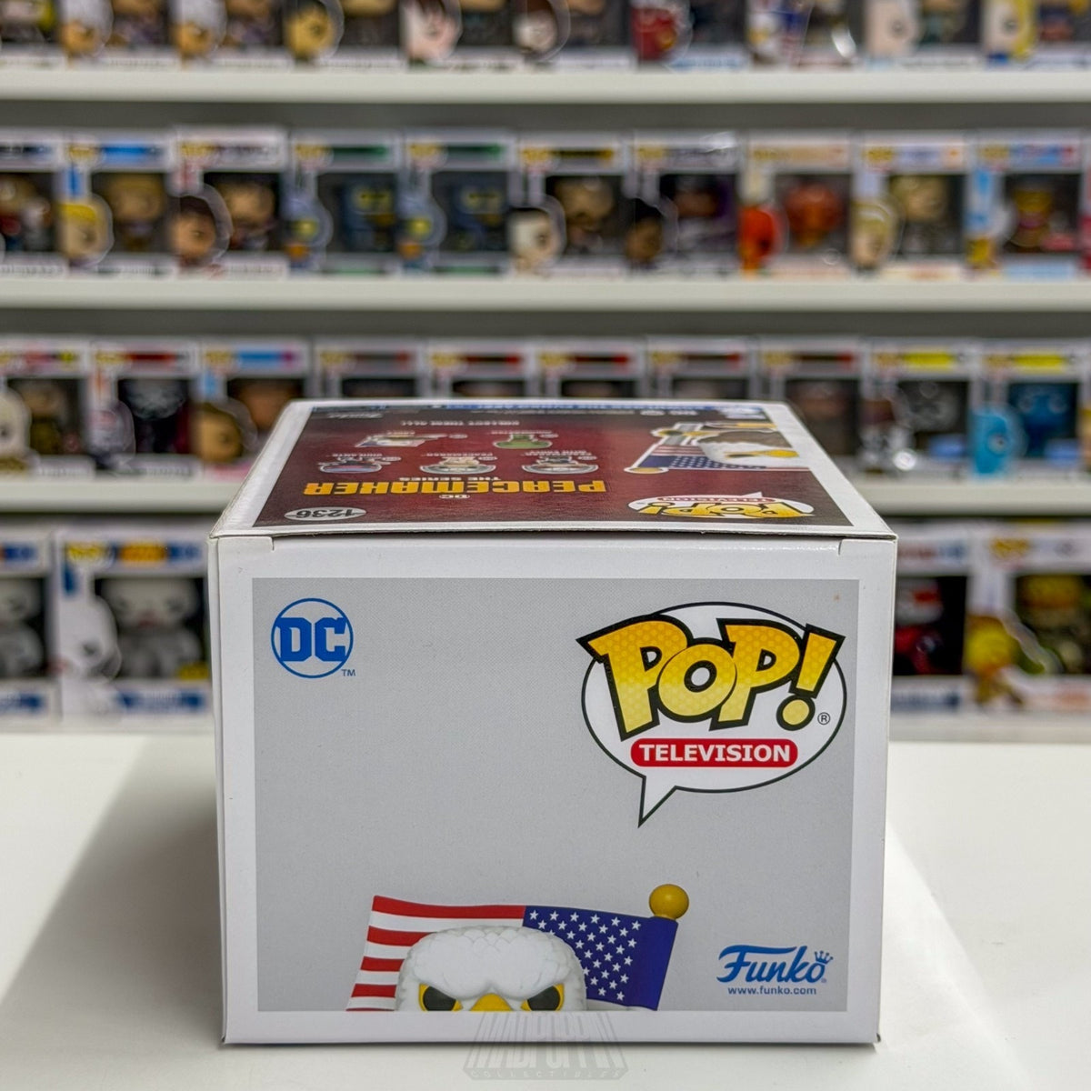 Funko Pop TV Peacemaker Eagly Flocked Amazon 1236 Sidekick Toy Bird Vinyl Figure