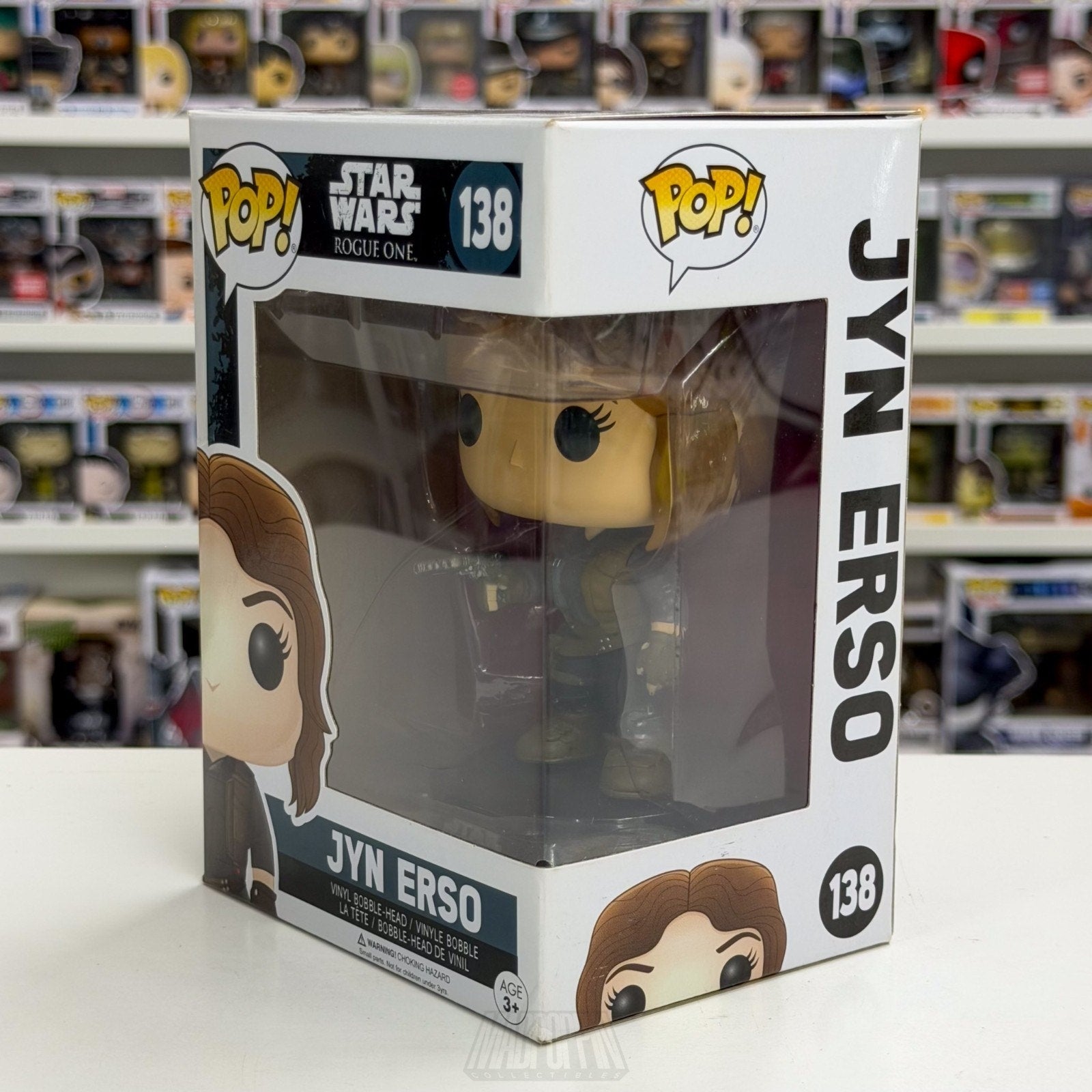 Funko Pop Star Wars Rogue One Jyn Erso 138 Rebel Alliance Toy Vinyl Figure
