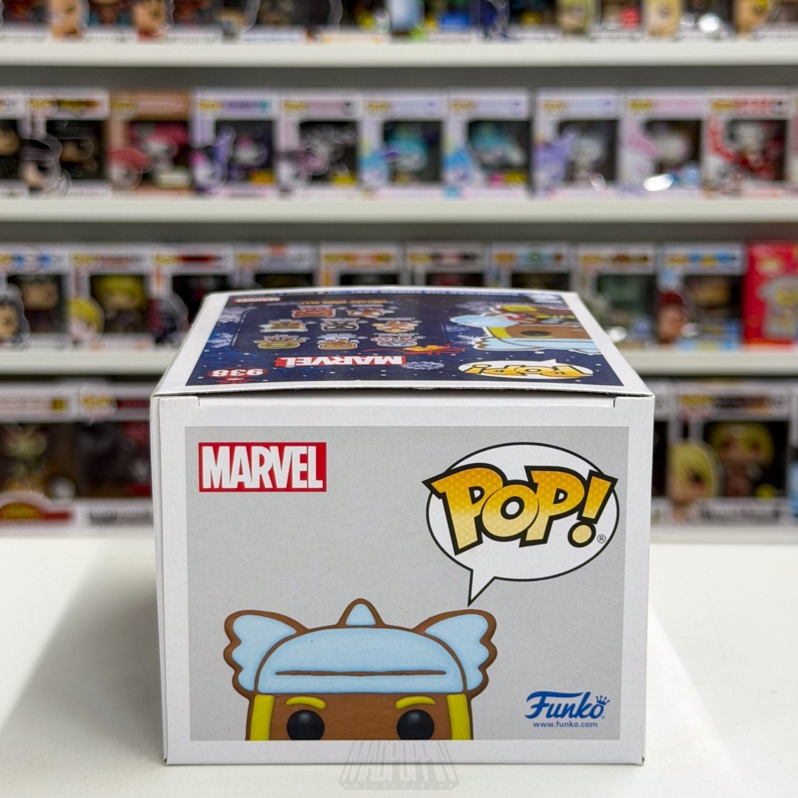 Funko Pop Marvel Gingerbread Thor 938 Christmas Holiday Cookie Toy Vinyl Figure