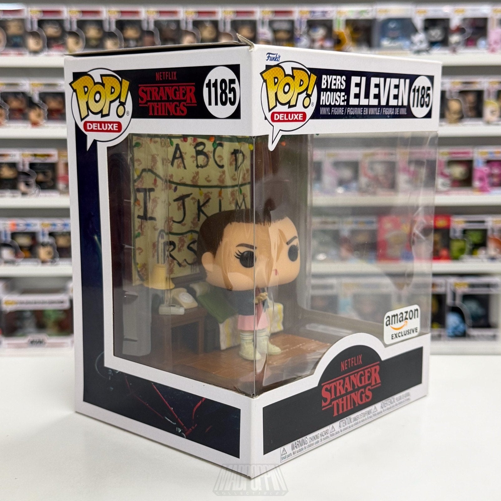 Funko Pop TV Deluxe Stranger Things Byers House Eleven Amazon 1185 Vinyl Figure