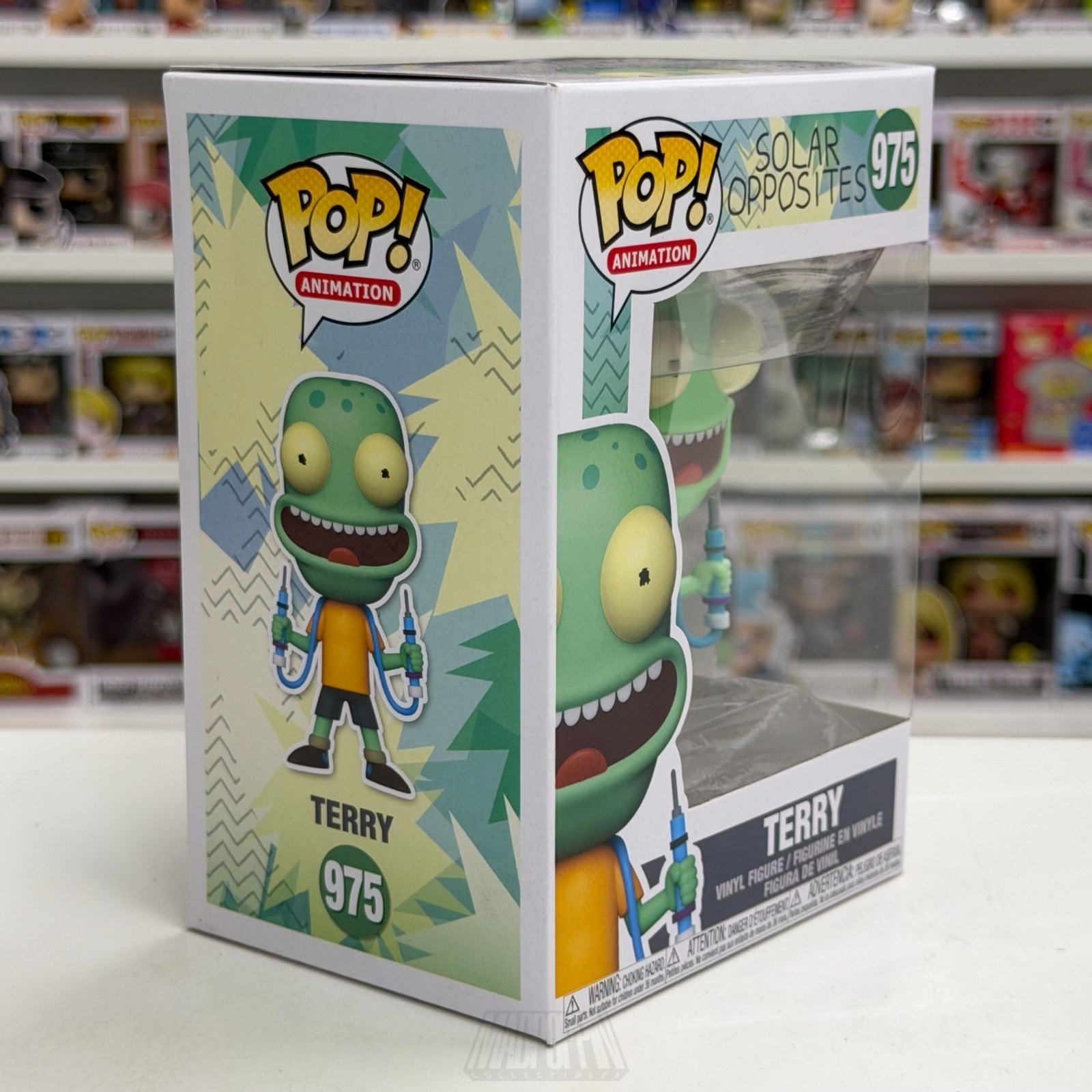 Funko Pop Animation Solar Opposites Terry 975 TV Show Alien Family Vinyl Figure
