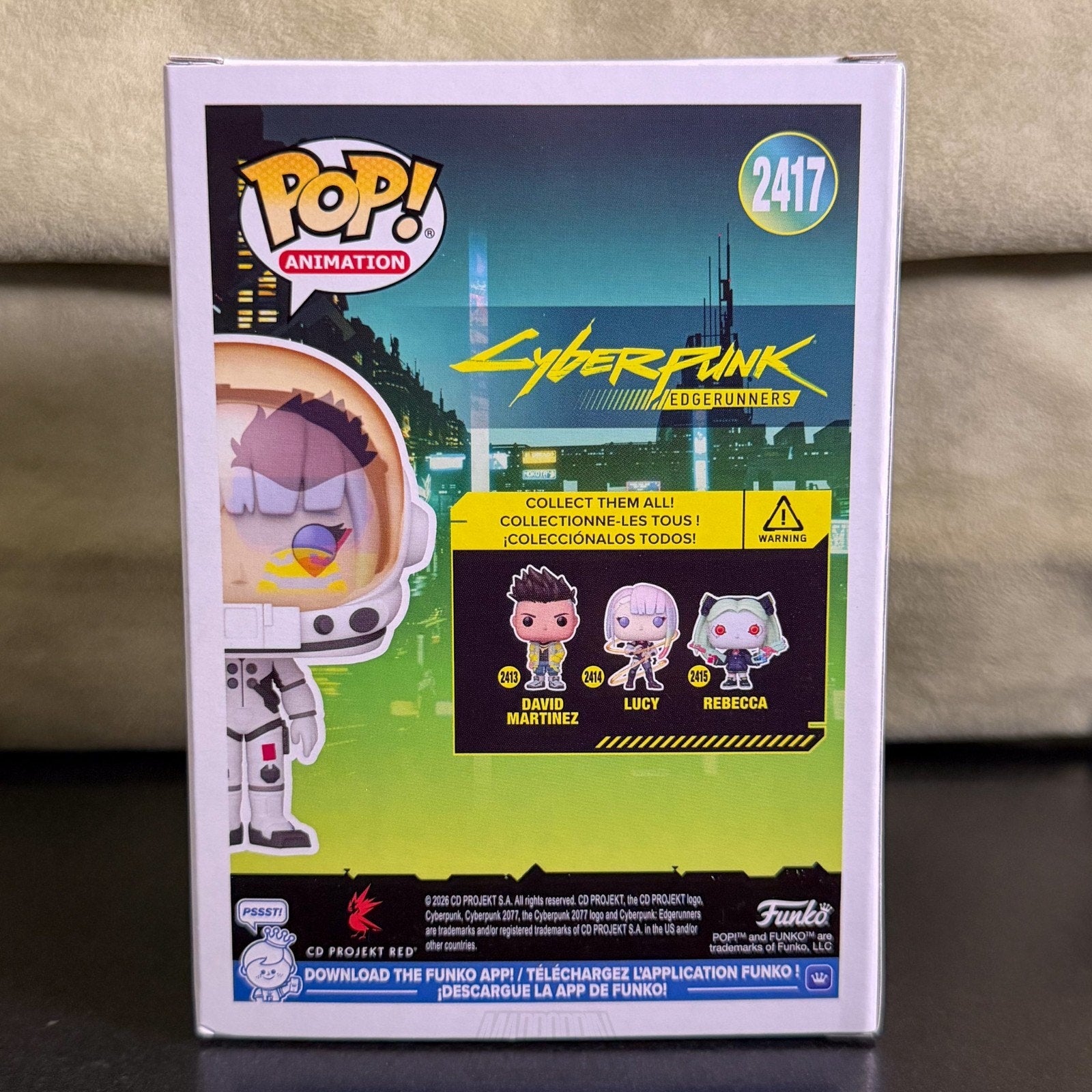 Funko Pop Animation Cyberpunk Edgerunners Lucy 2417 SDCC 2026 Toy Vinyl Figure