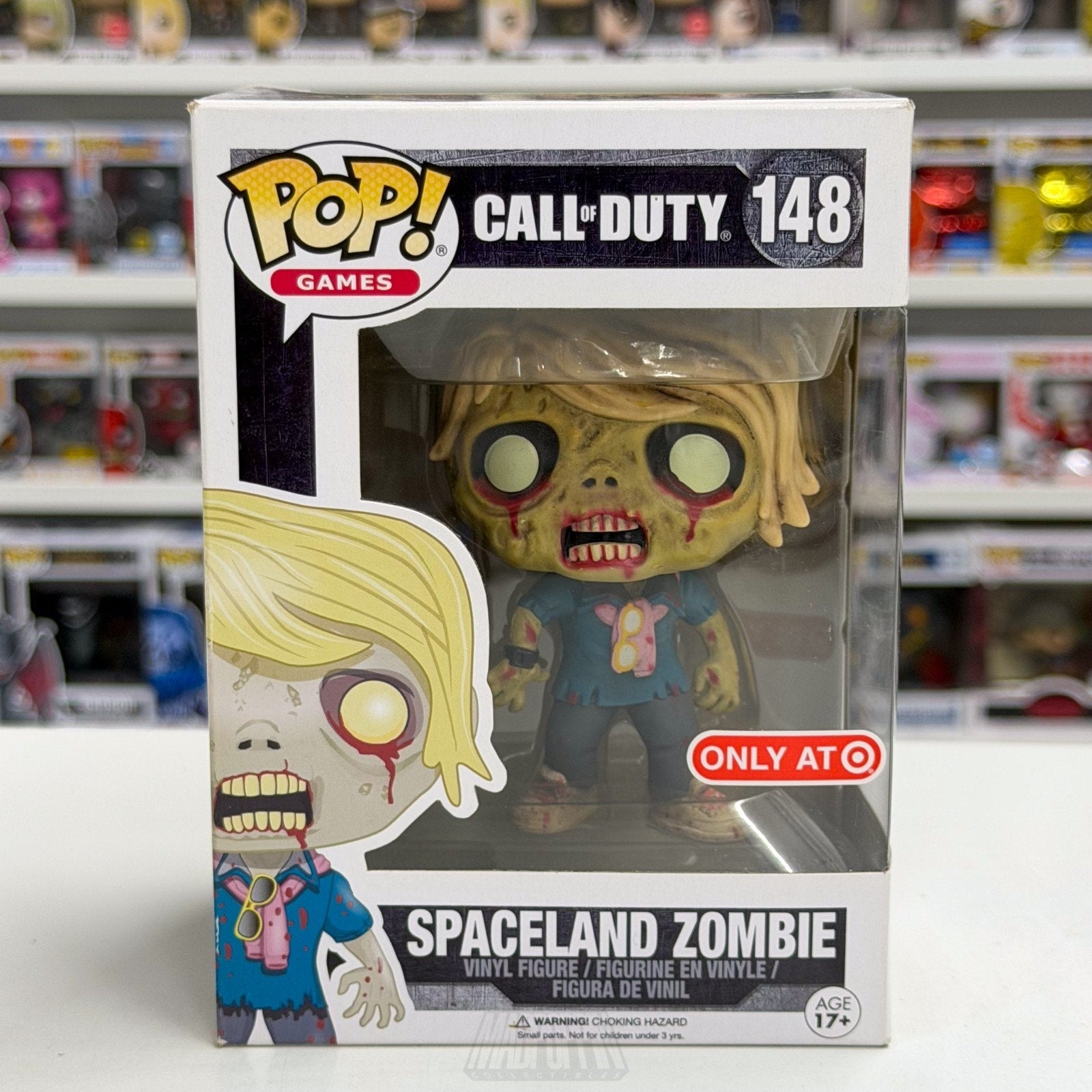 Funko Pop Games Call of Duty Spaceland Zombie Target Excl 148 Toy Vinyl Figure