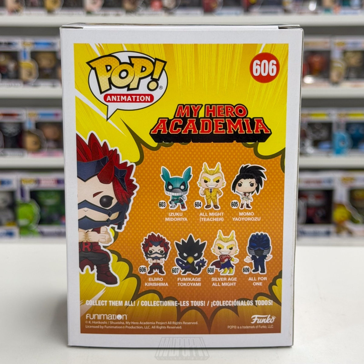 Funko Pop Anime My Hero Academia Eijiro Kirishima 606 Japan Manga Vinyl Figure