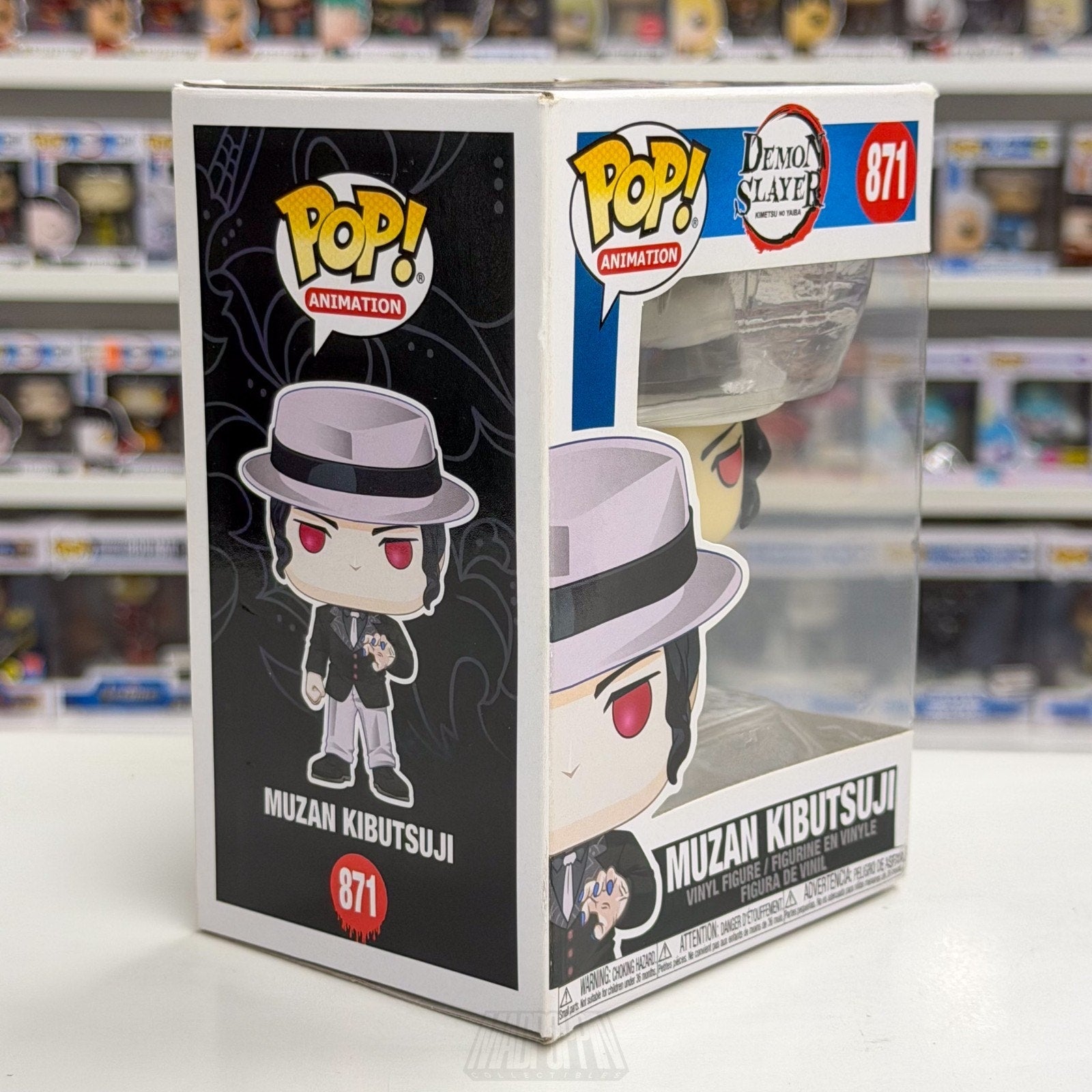 Funko Pop Anime Demon Slayer Muzan Kibutsuji 871 Japan Manga Toy Vinyl Figure