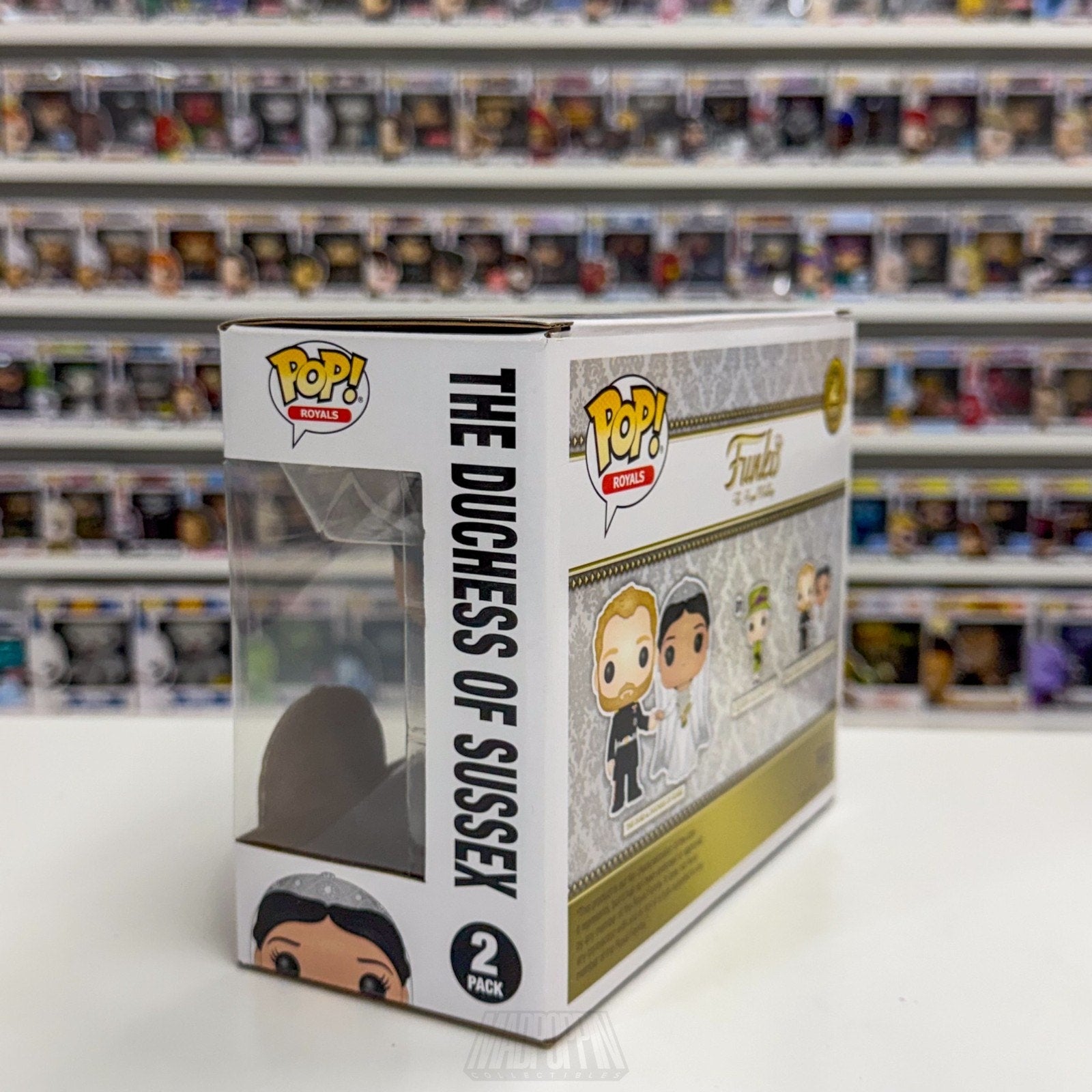Funko Pop Royals Duke Duchess of Sussex Prince Harry Meghan Markle 2 Pack Figure