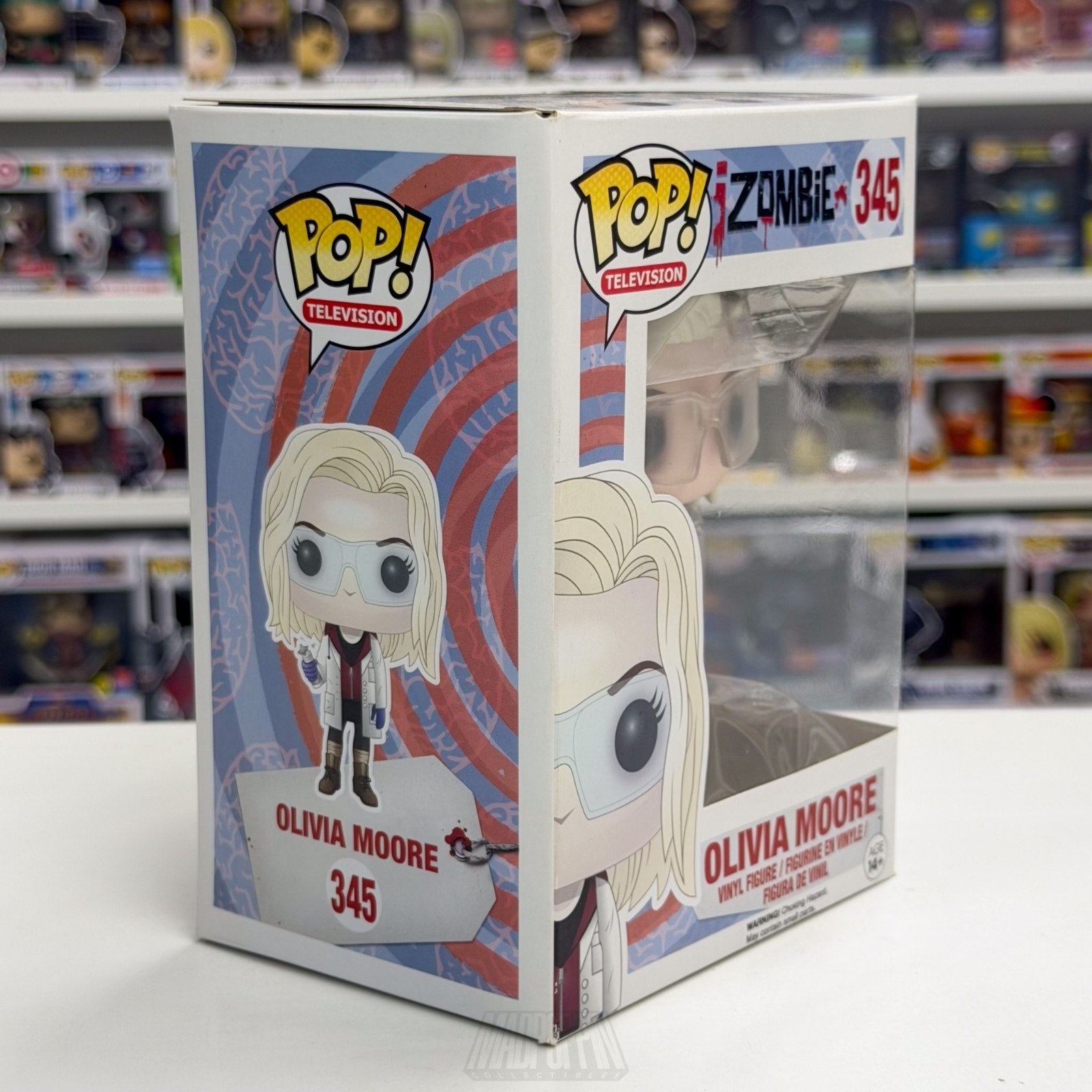 Funko Pop TV iZombie Olivia Moore 345 Supernatural Drama Series Toy Vinyl Figure