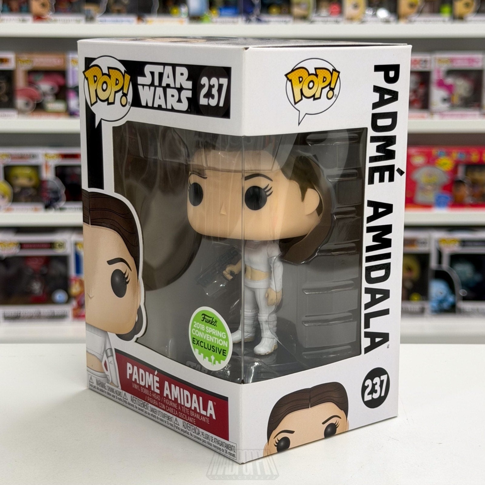 Funko Pop Star Wars Episode II Attack of Clones Padme Amidala Geonosis ECCC 237