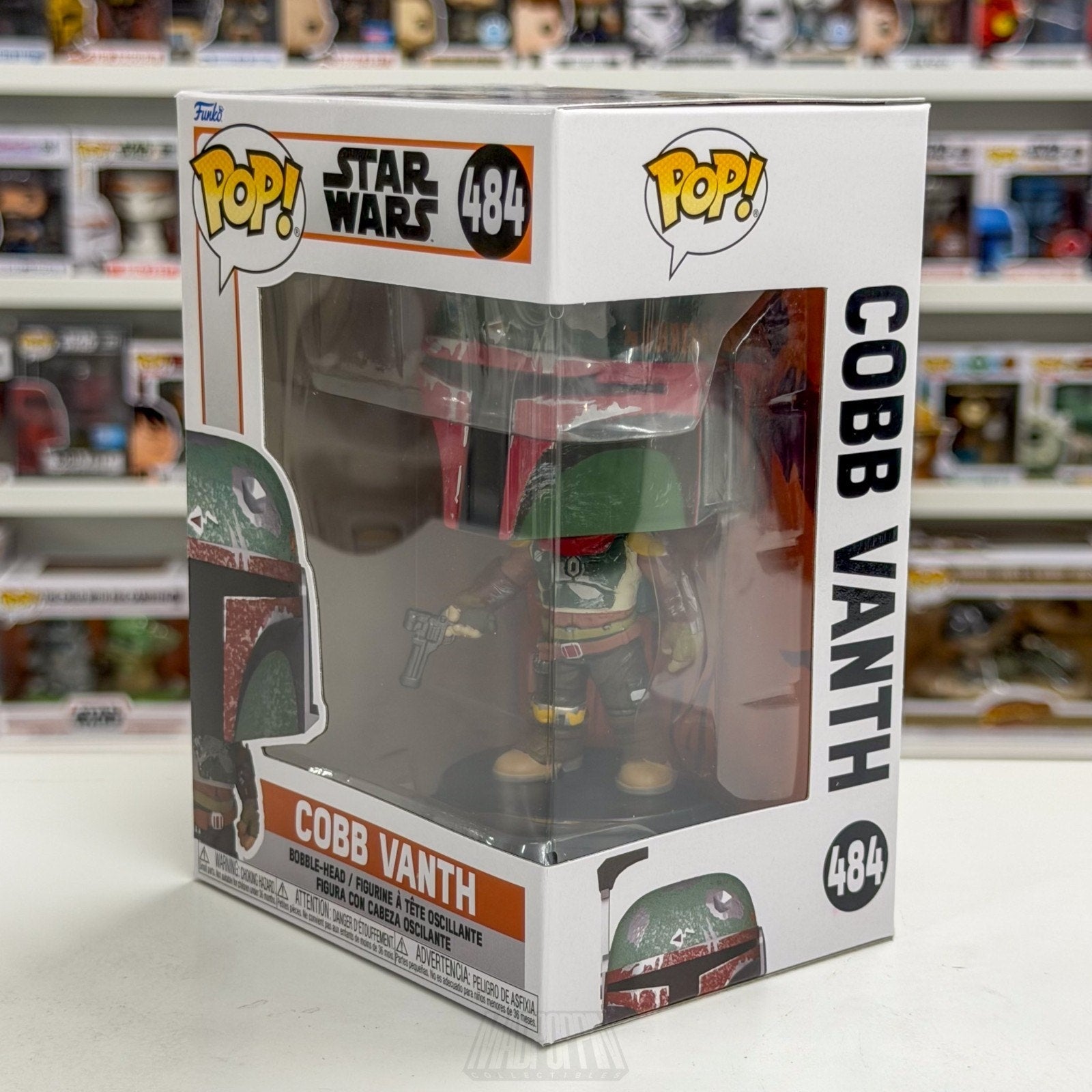 Funko Pop Star Wars Mandalorian Cobb Vanth 484 Sheriff Marshal Toy Vinyl Figure