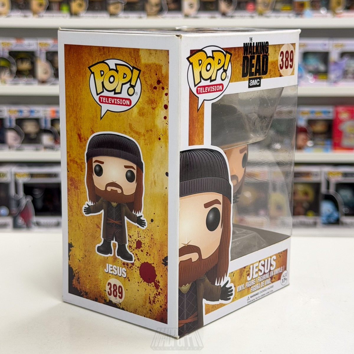 Funko Pop TV The Walking Dead Jesus 389 Zombie Horror Drama Sereis Vinyl Figure