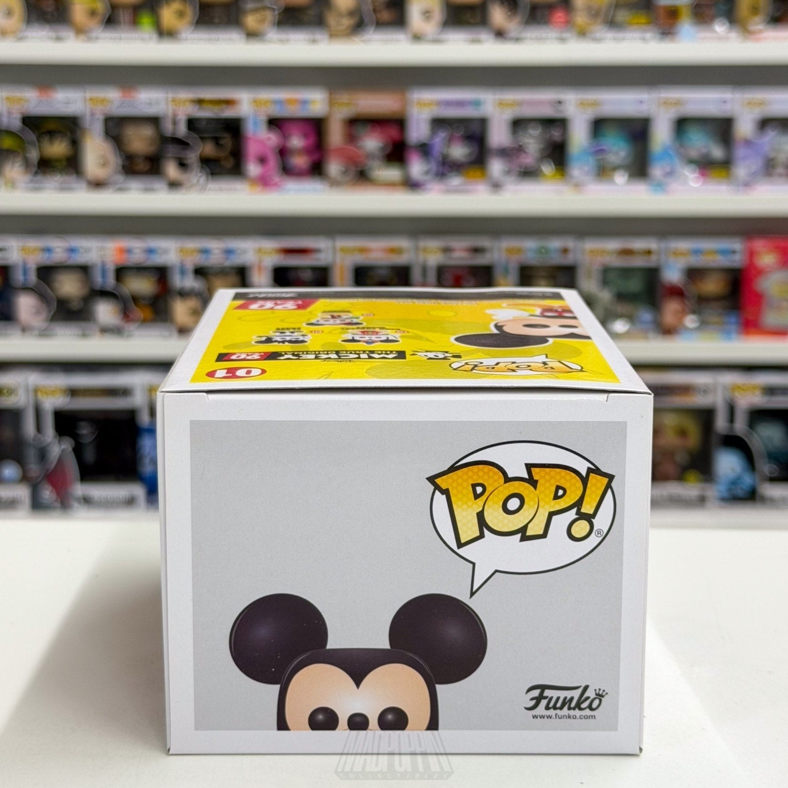 Funko Pop Disney Mickey Mouse True Original 90 Years Green Yellow 01 Toy Figure