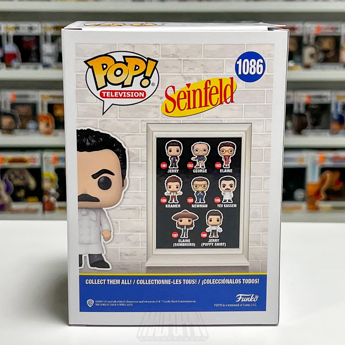 Funko Pop TV Seinfeld Yev Kassem Soup Nazi 1086 Comedy Sitcom Toy Vinyl Figure