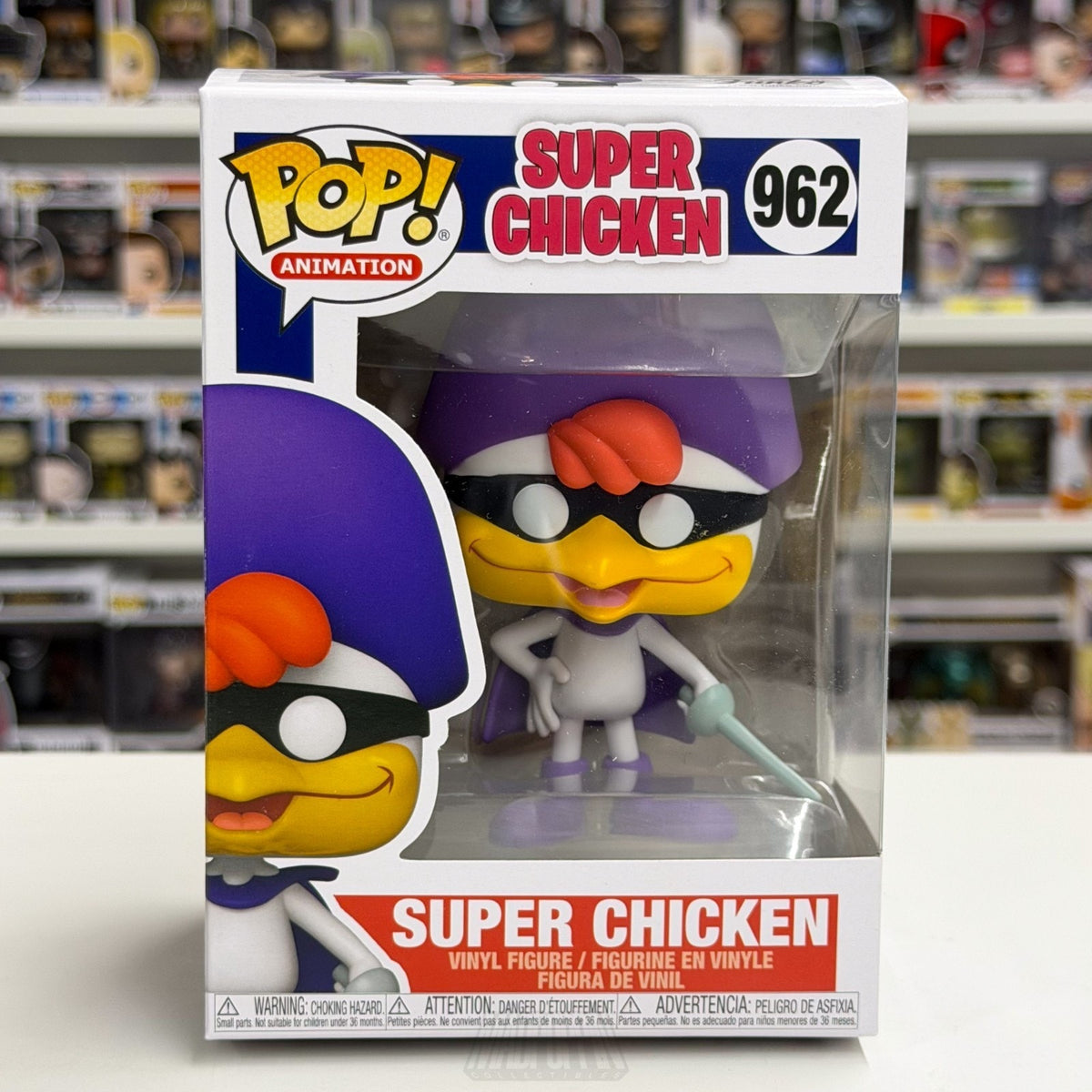 Funko Pop Animation Super Chicken 962 George of the Jungle Cartoon Vinyl Figure